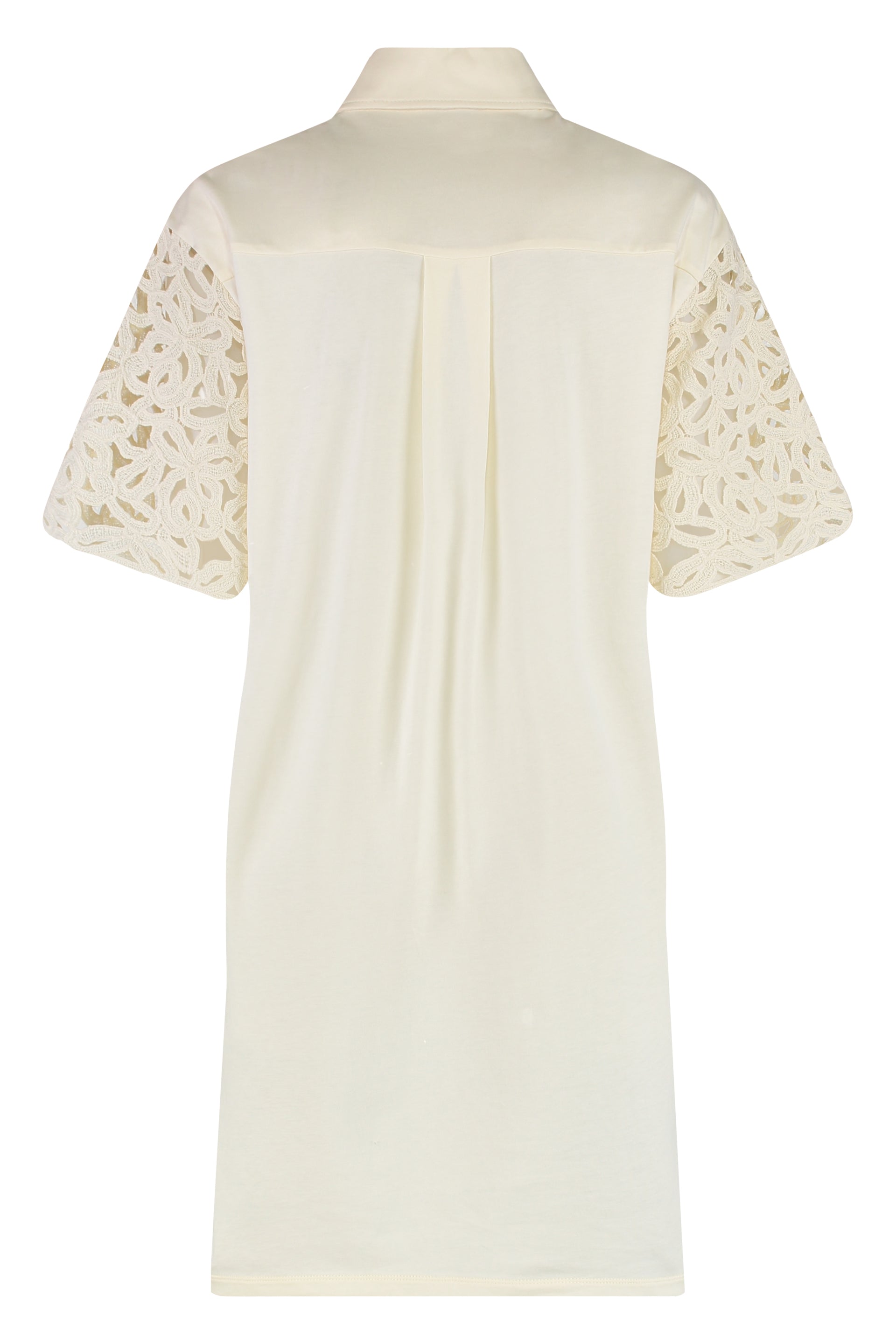 COTTON MINI DRESS Moncler Ivory M