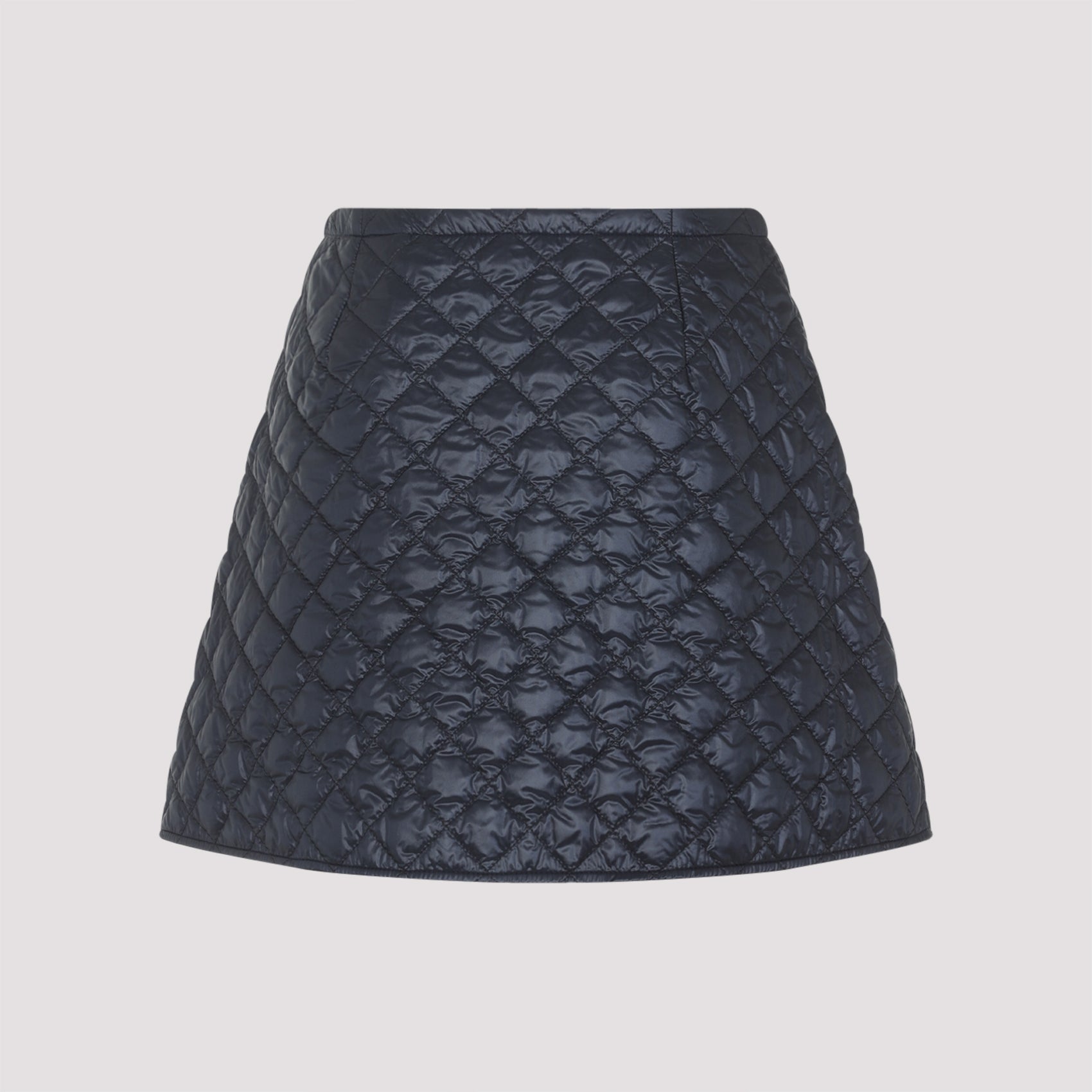 MIDNIGHT BLUE NYLON MINI SKIRT Moncler