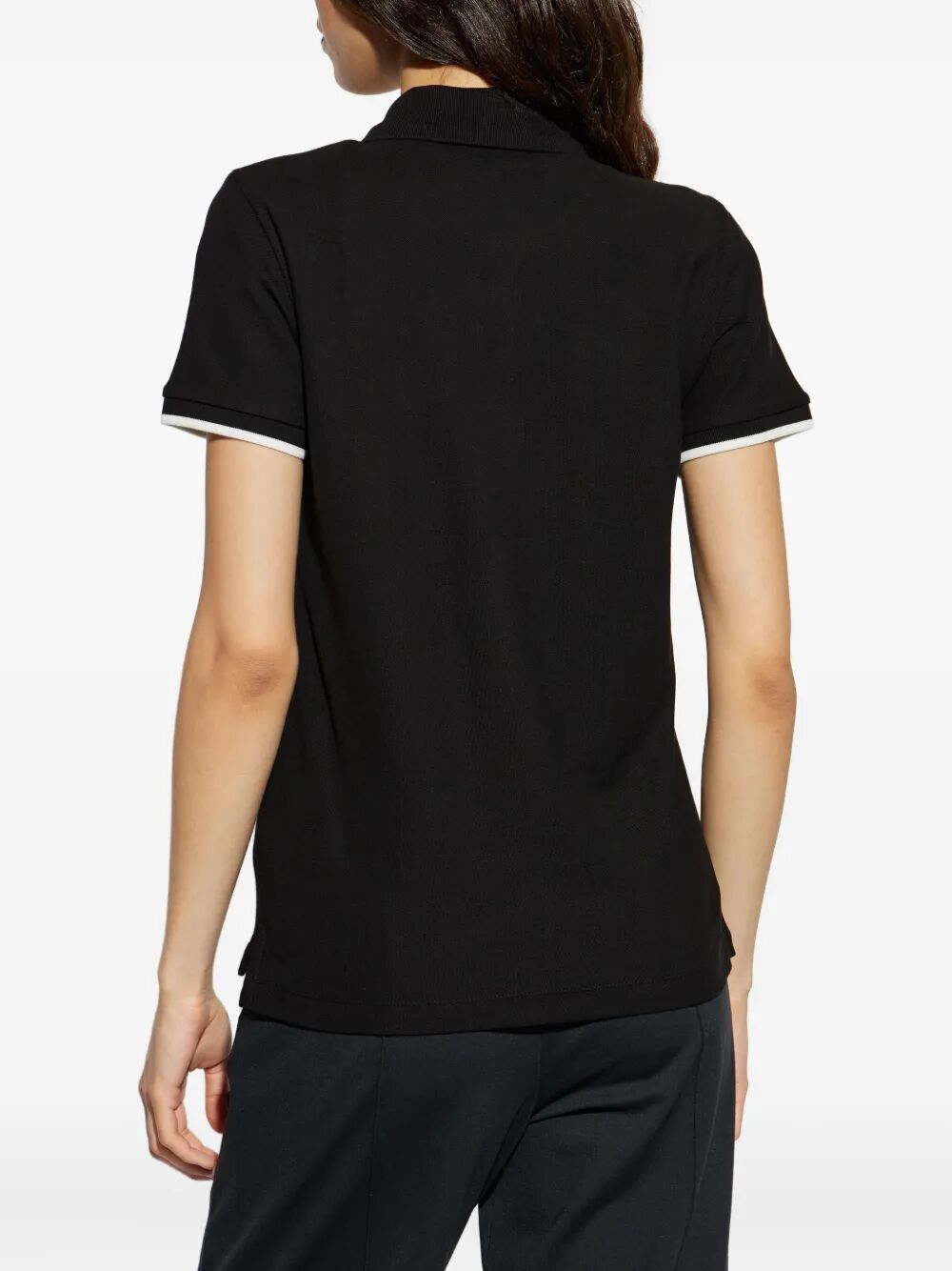 LOGO PATCH COTTON PIQUÉ POLO SHIRT Moncler