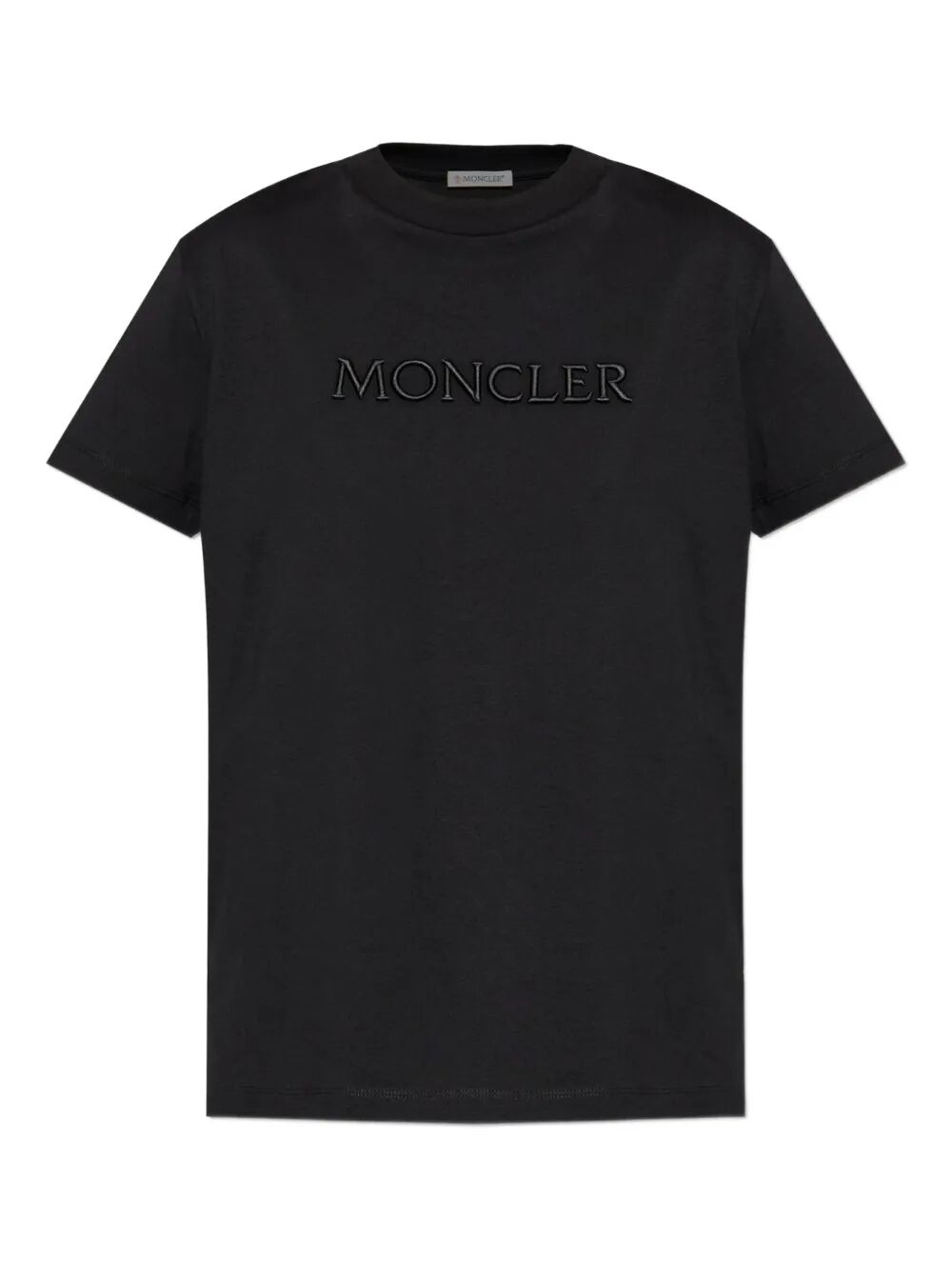 COTTON CREW-NECK T-SHIRT Moncler black XS