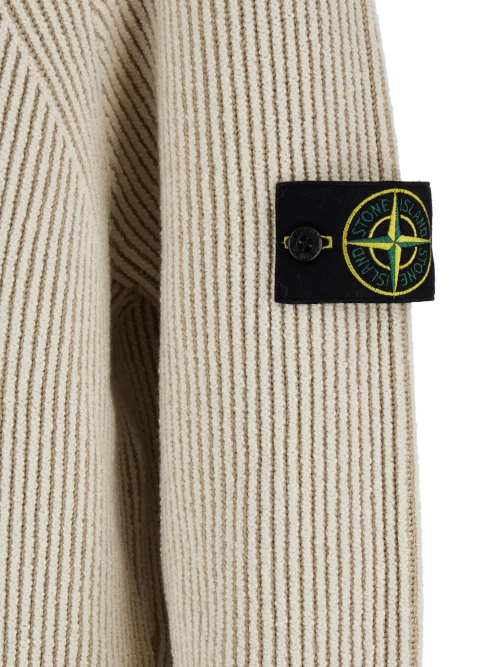 RIBBED SWEATER WITH HIGH NECK Stone Island