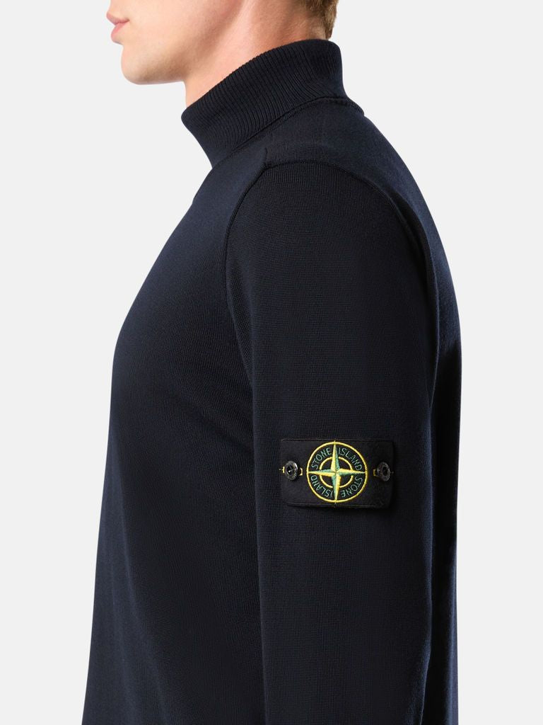 RIBBED WOOL TURTLENECK SWEATER Stone Island