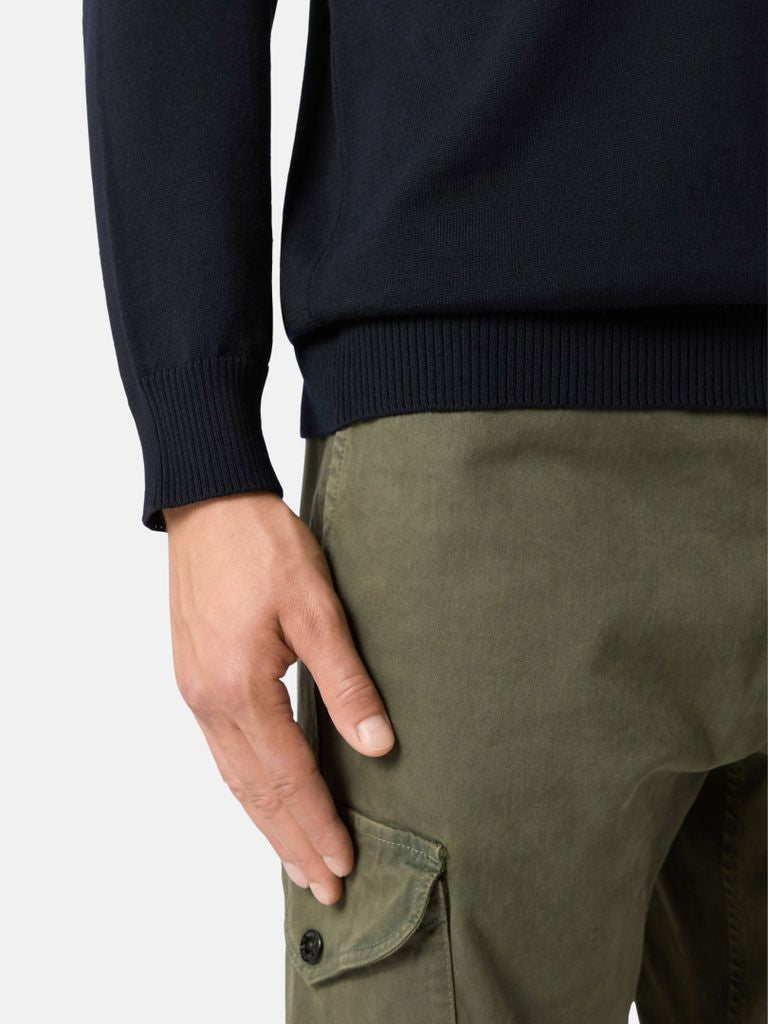 RIBBED WOOL TURTLENECK SWEATER Stone Island