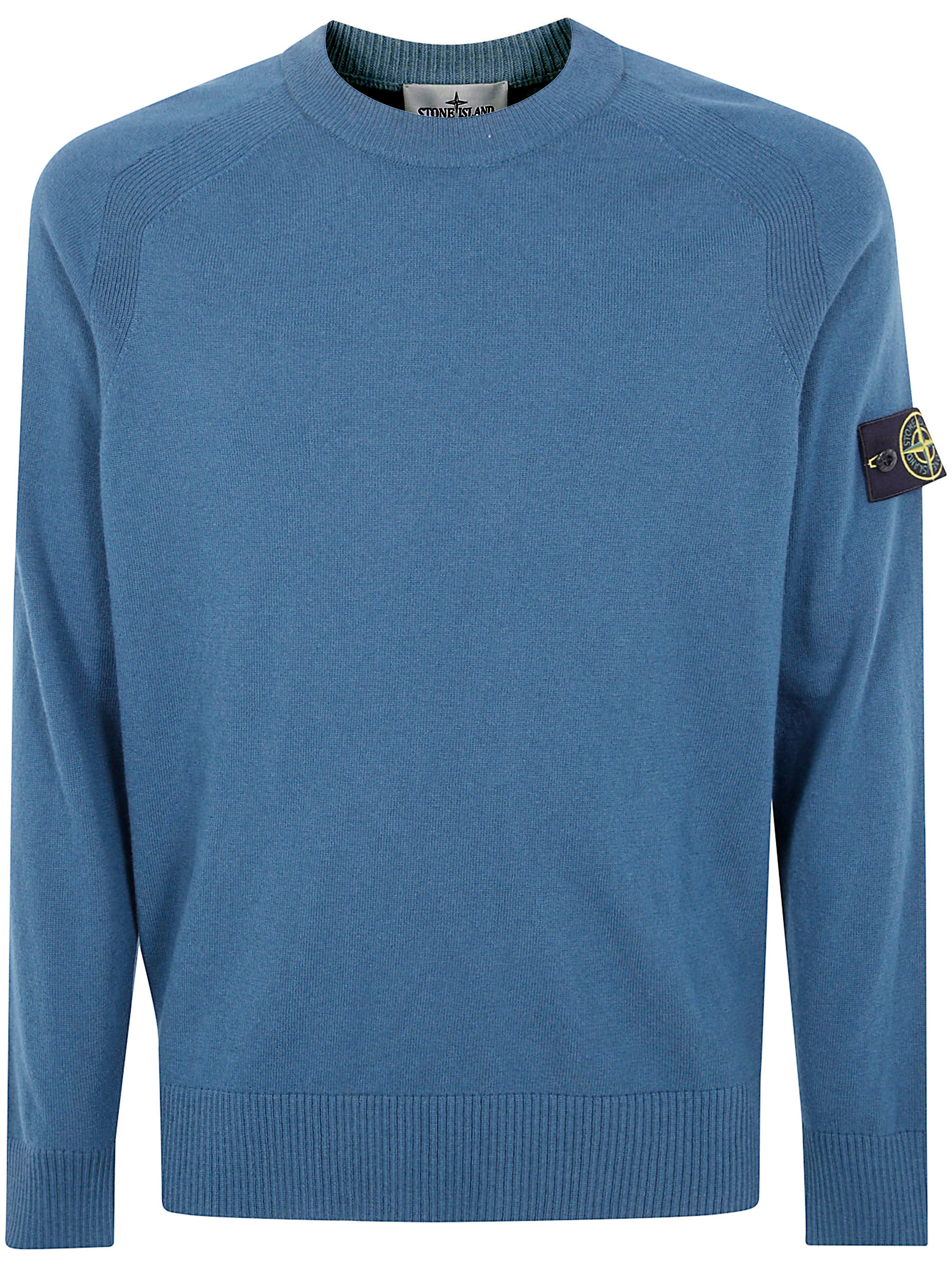 "LIGHT RWS GEELONG WOOL" CREW NECK Stone Island BLUE M