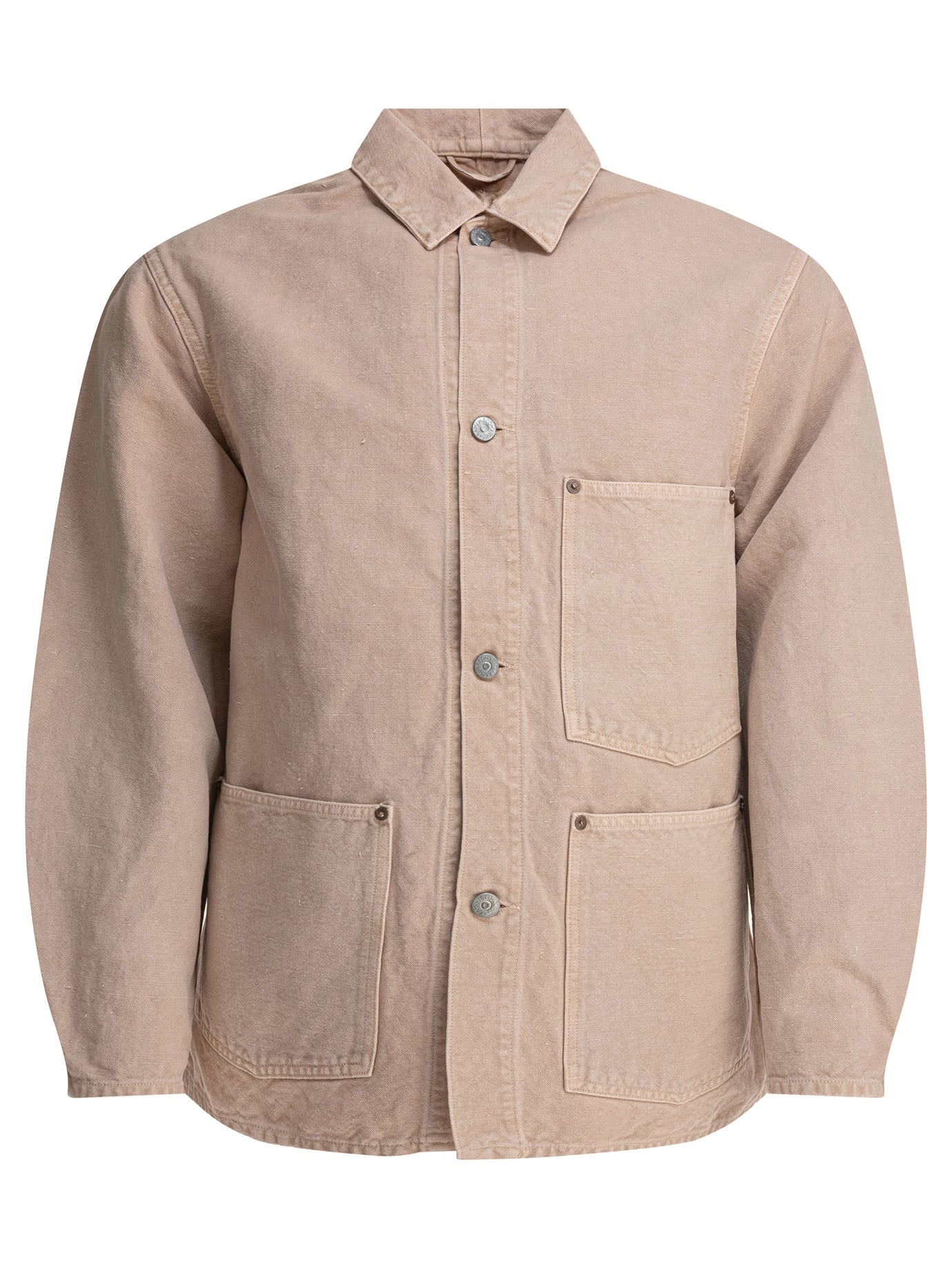 BEIGE COTTON HEMP JACKET KAPTAIN SUNSHINE BEIGE 42