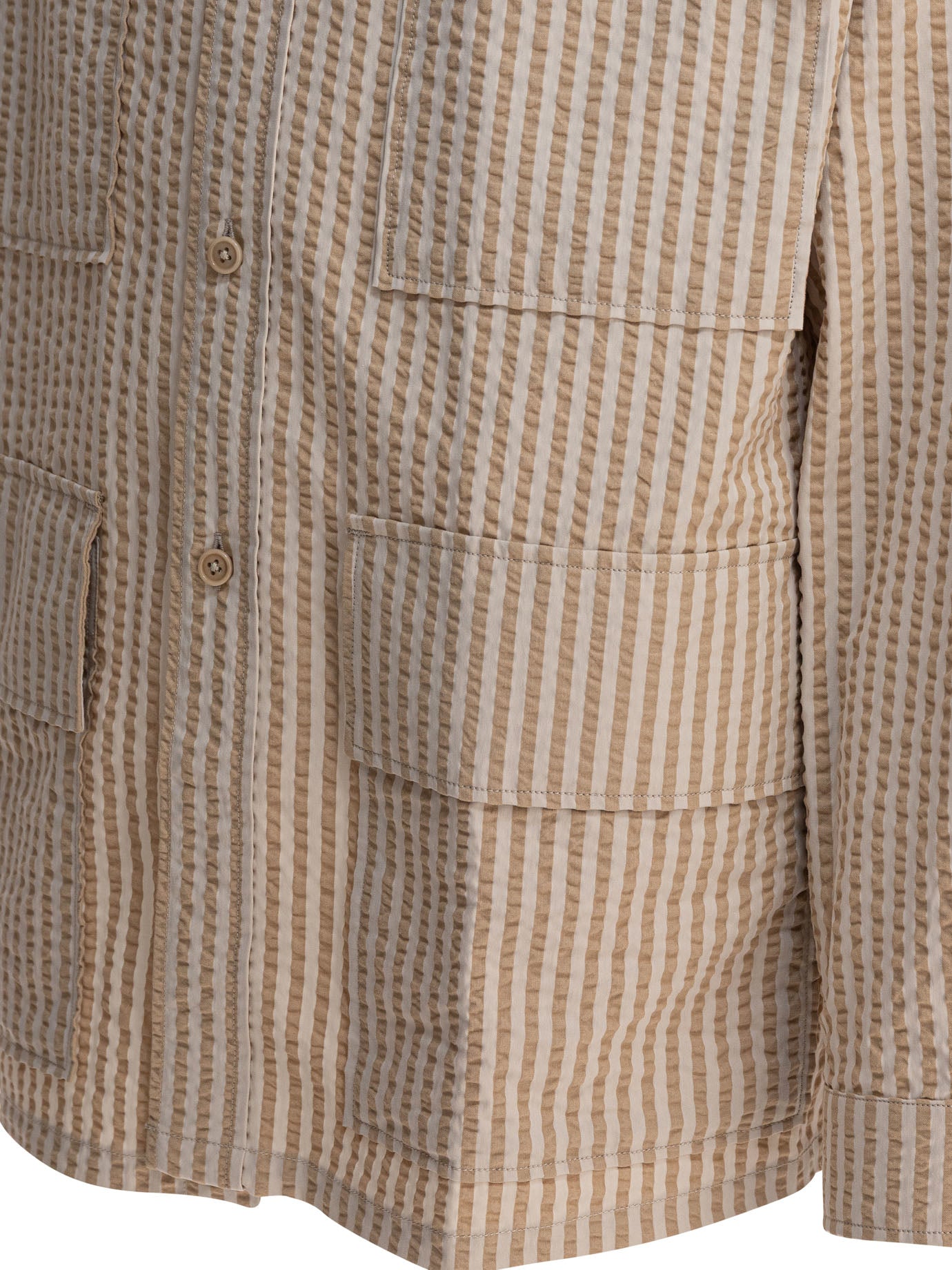 BEIGE SILK JACKET KAPTAIN SUNSHINE