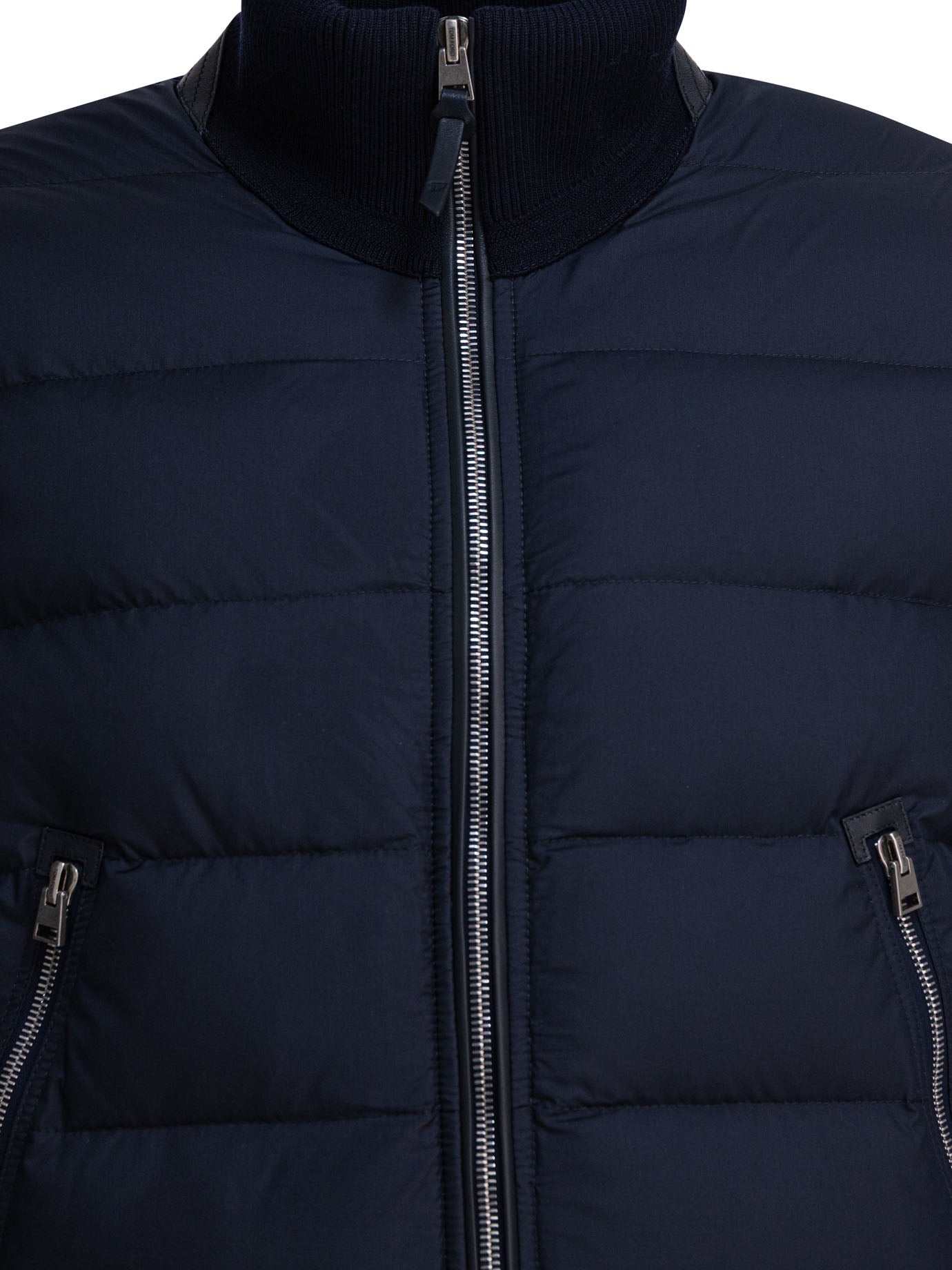 BLUE WOOL JACKET Tom Ford