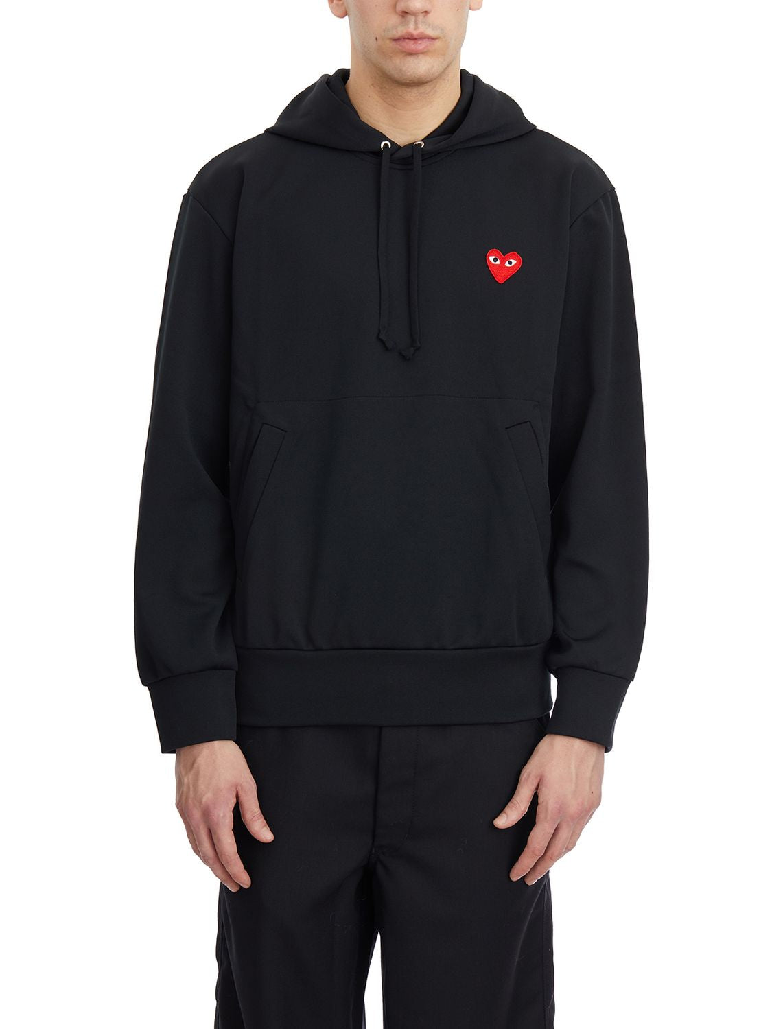 LOGO HOODIE COMME DES GARÇONS PLAY BLACK M