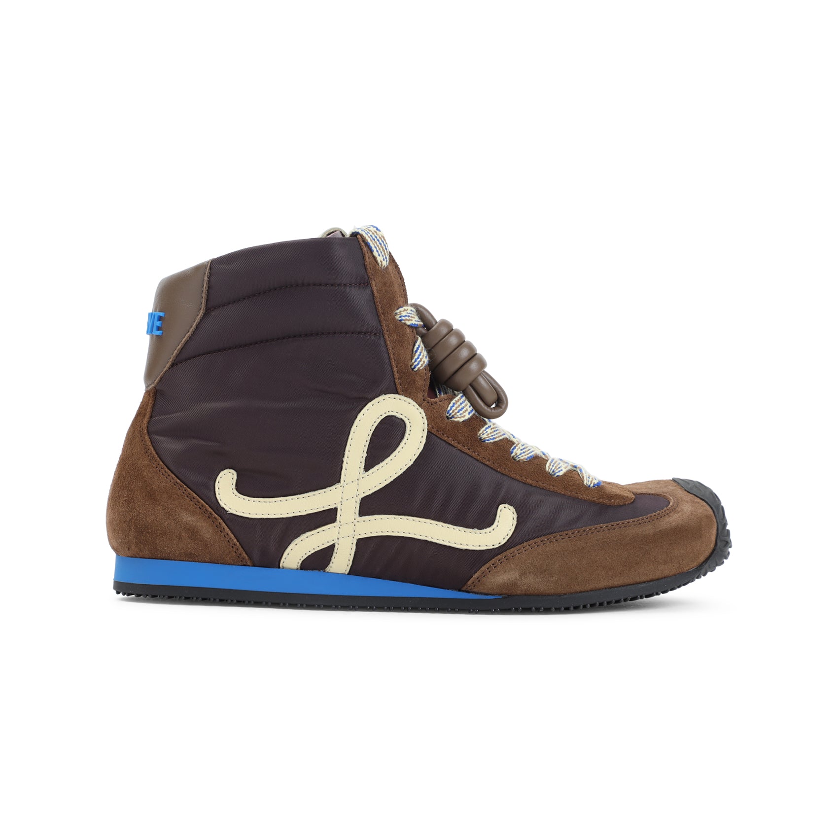 BALLET RUNNER 2.0 HIGH TOP SNEAKERS LOEWE BROWN 39
