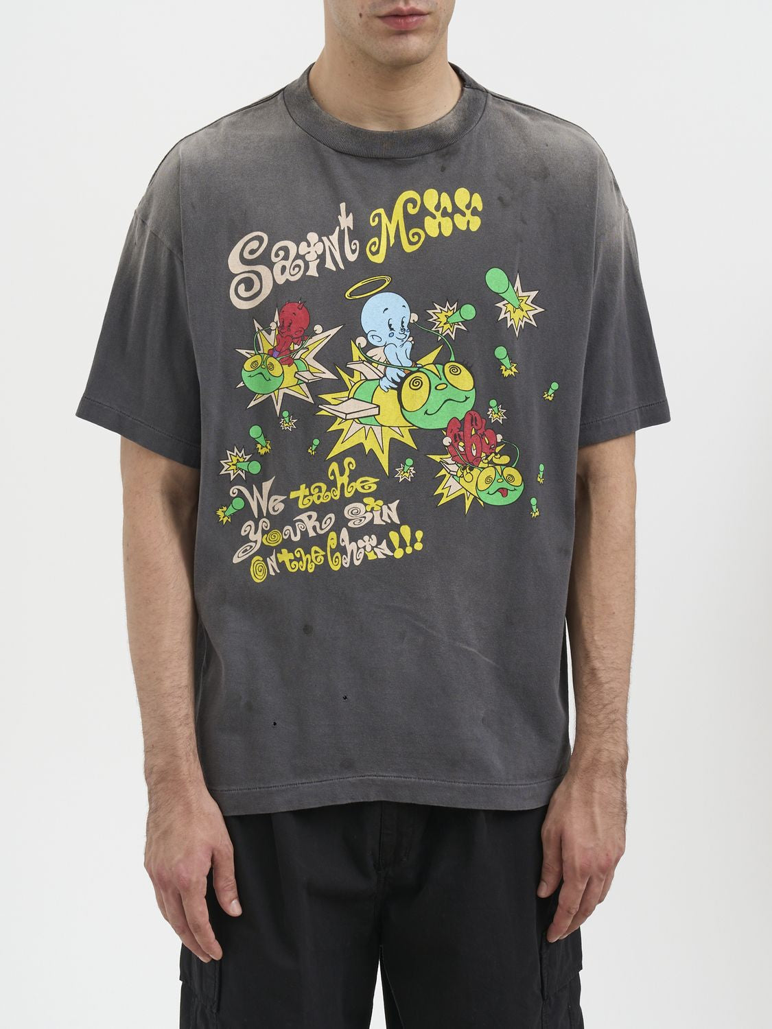 T-SHIRT SAINT MX6 SAINT MXXXXXX GREY M