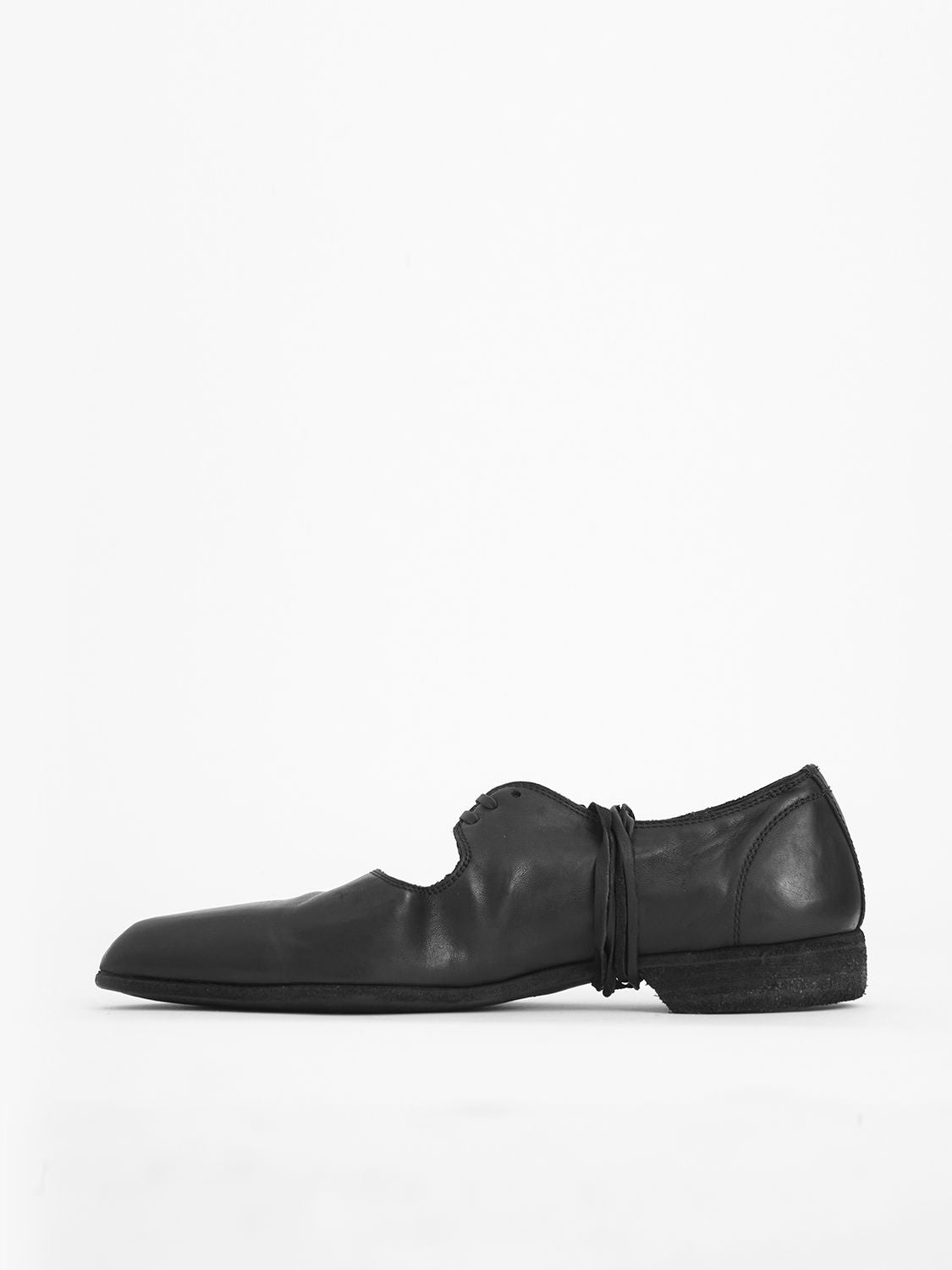 LEATHER LACE-UP SHOE Guidi