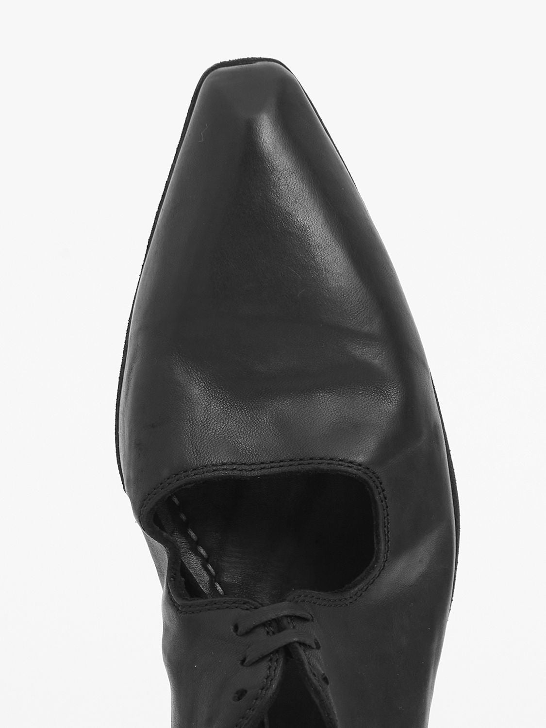 LEATHER LACE-UP SHOE Guidi