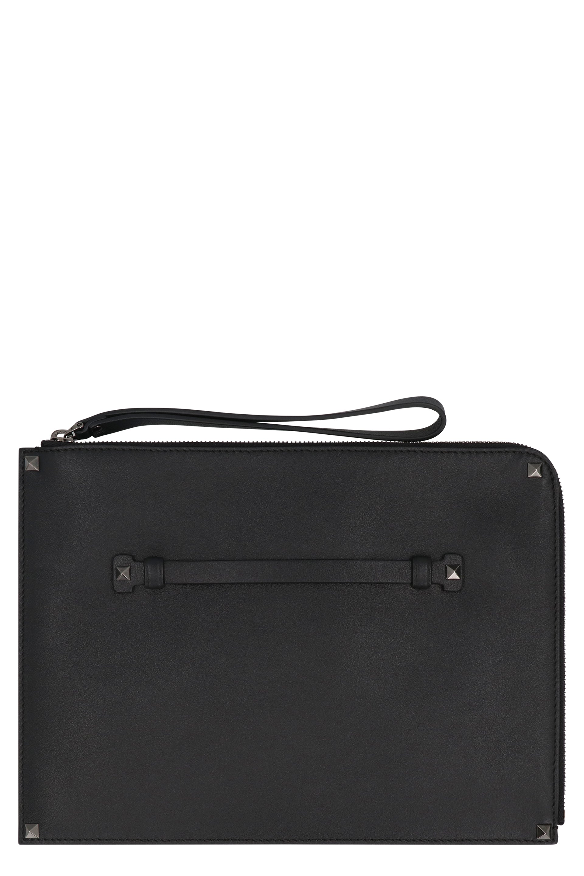 VALENTINO GARAVANI - LEATHER CLUTCH Valentino Garavani black TU