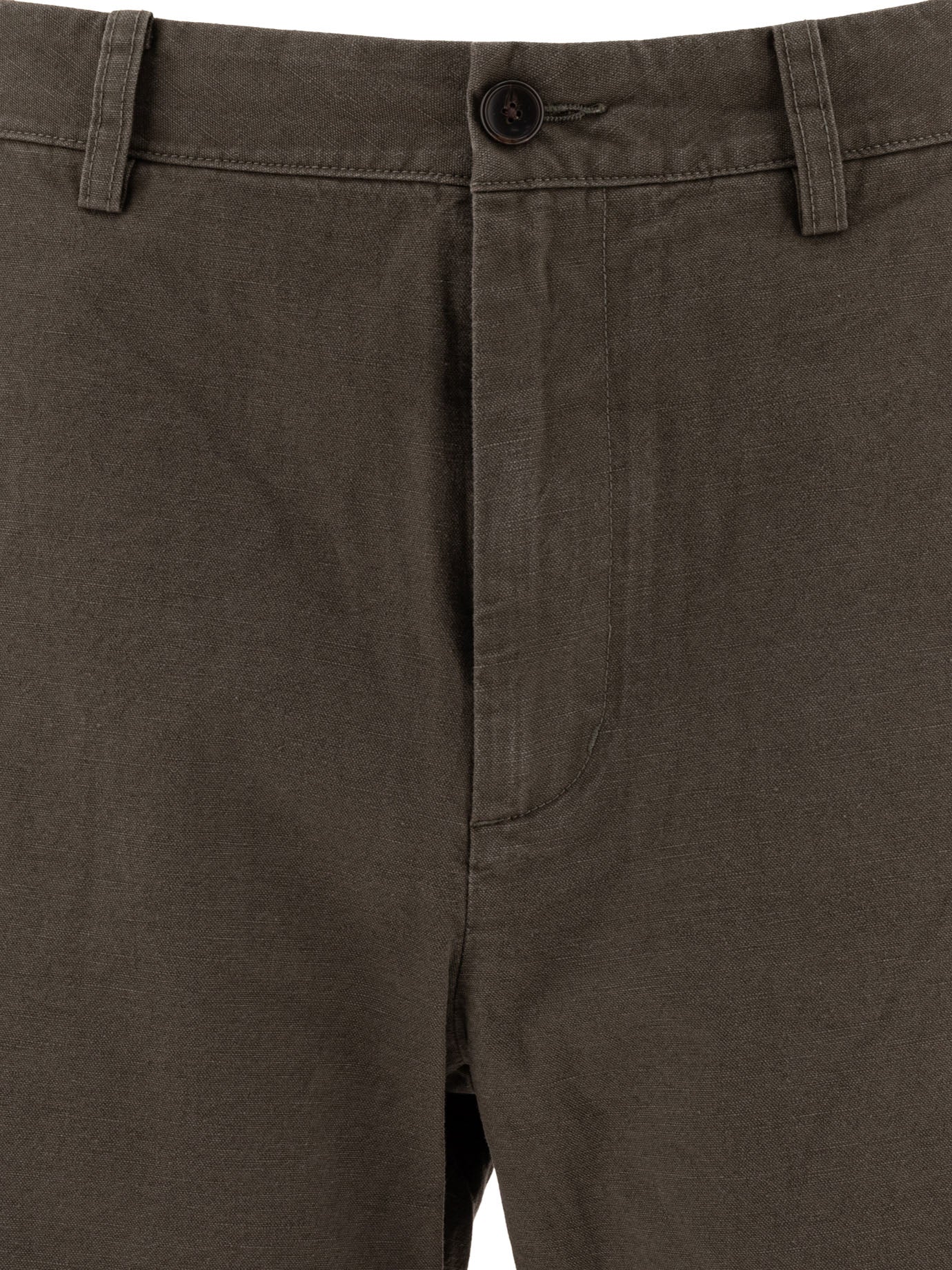 COTTON AND LINEN CARGO SHORTS Vince