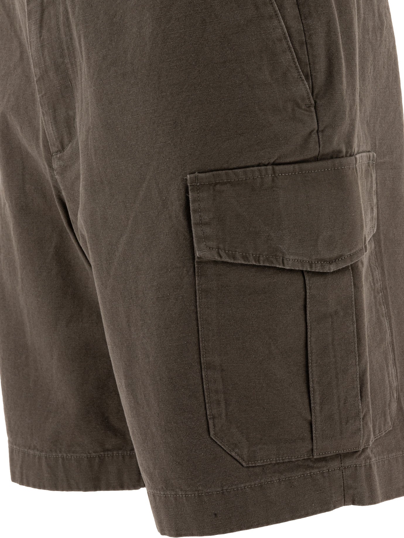 COTTON AND LINEN CARGO SHORTS Vince