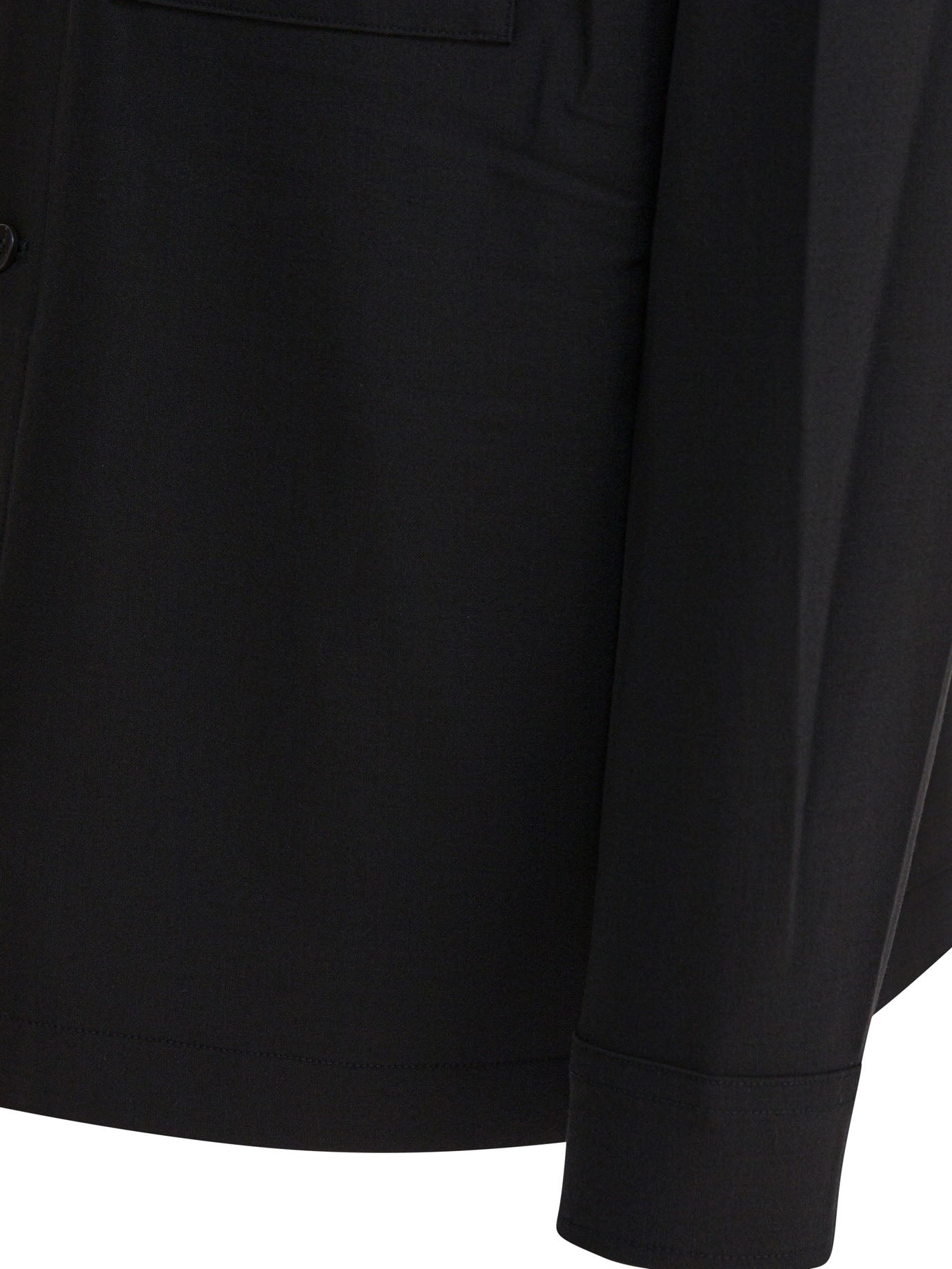 BLACK POLYESTER WOOL ELASTANE JACKET Vince