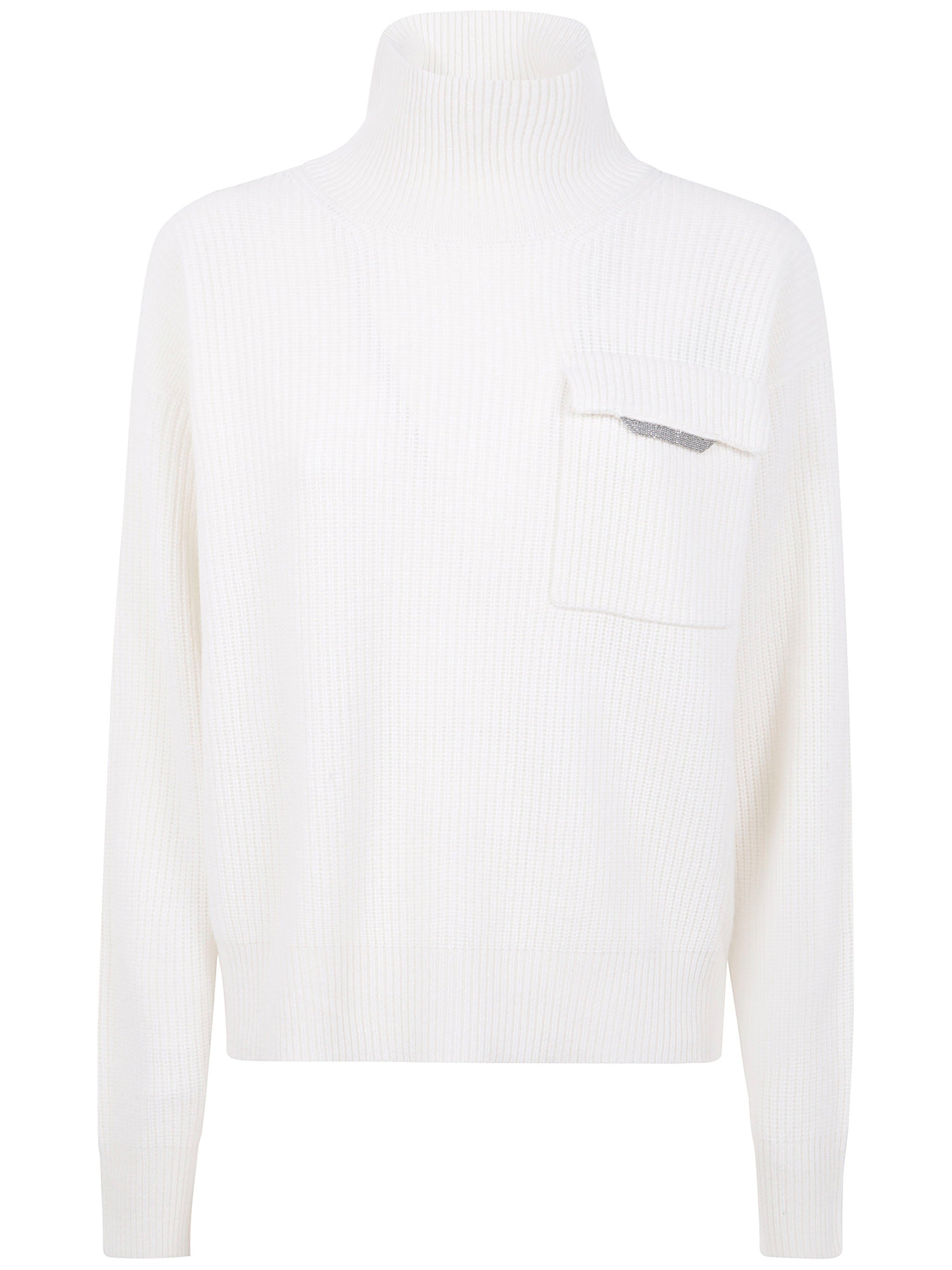 CASHMERE TURTLENECK SWEATER Brunello Cucinelli NUDE & NEUTRALS S