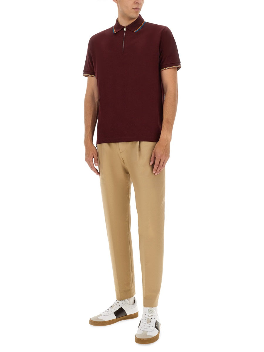 RED COTTON POLO SHIRTS Paul Smith