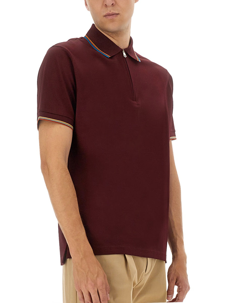 RED COTTON POLO SHIRTS Paul Smith