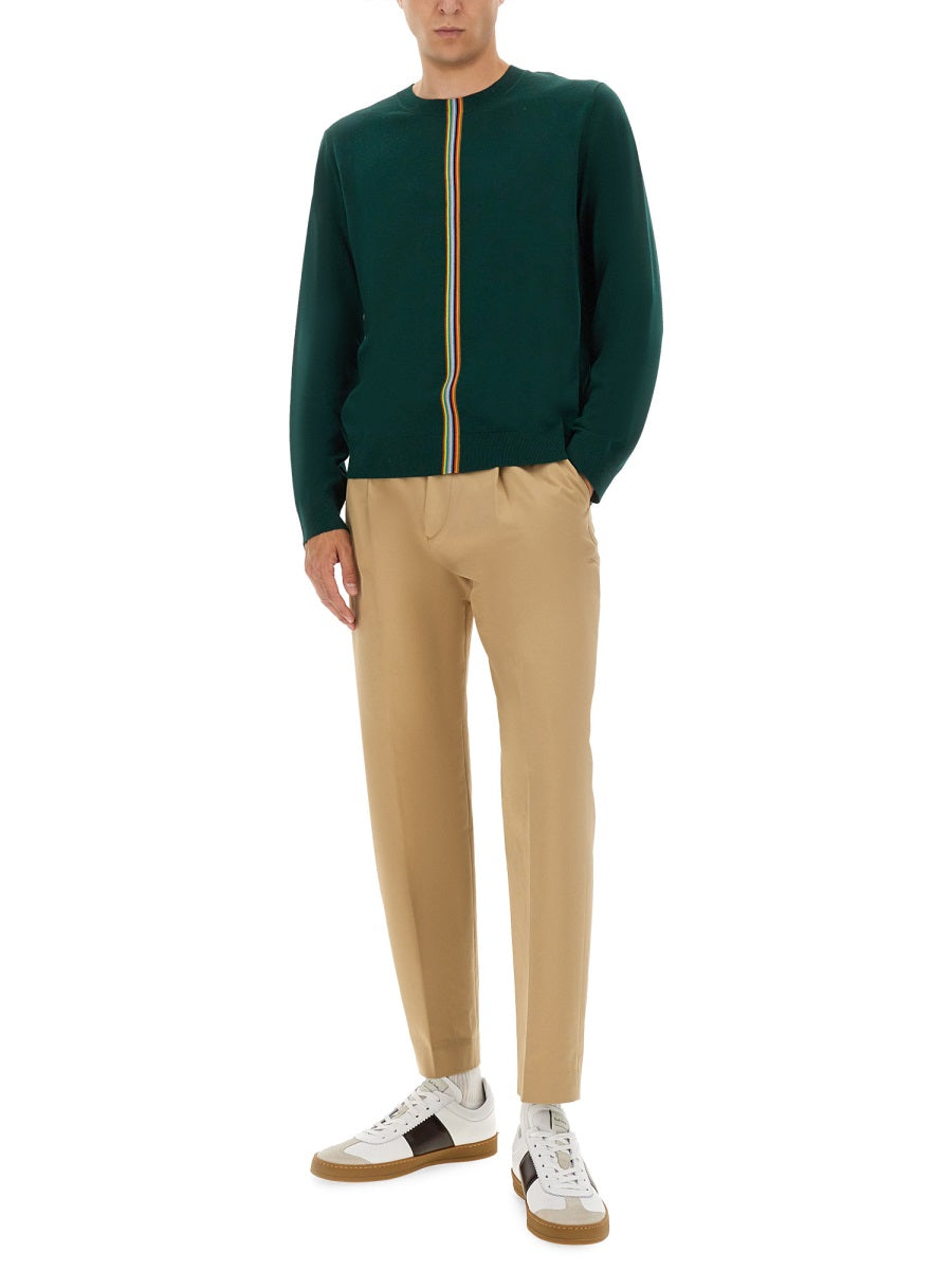GREEN MERINO WOOL SWEATSHIRTS Paul Smith