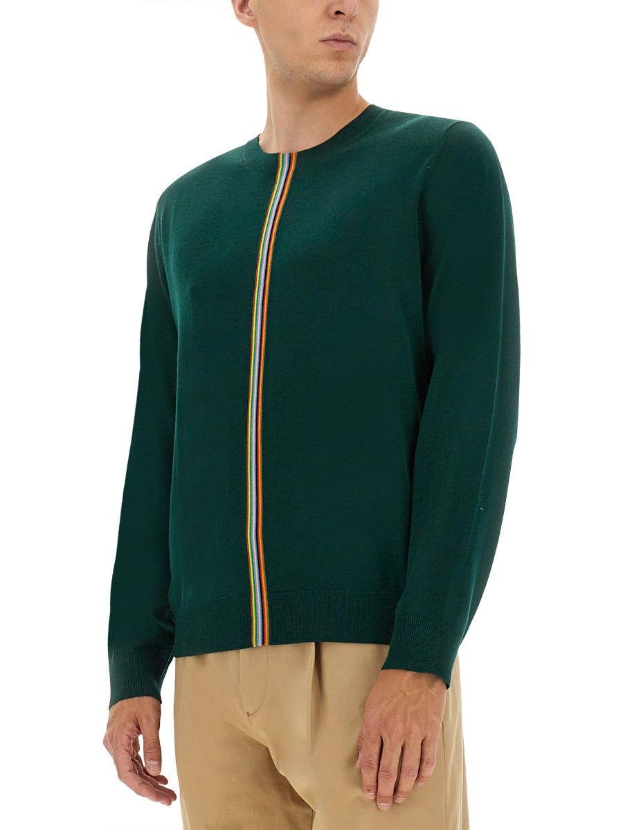 GREEN MERINO WOOL SWEATSHIRTS Paul Smith