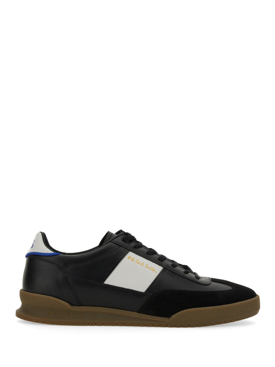 BLACK COW LEATHER SNEAKERS PS PAUL SMITH BLACK 7