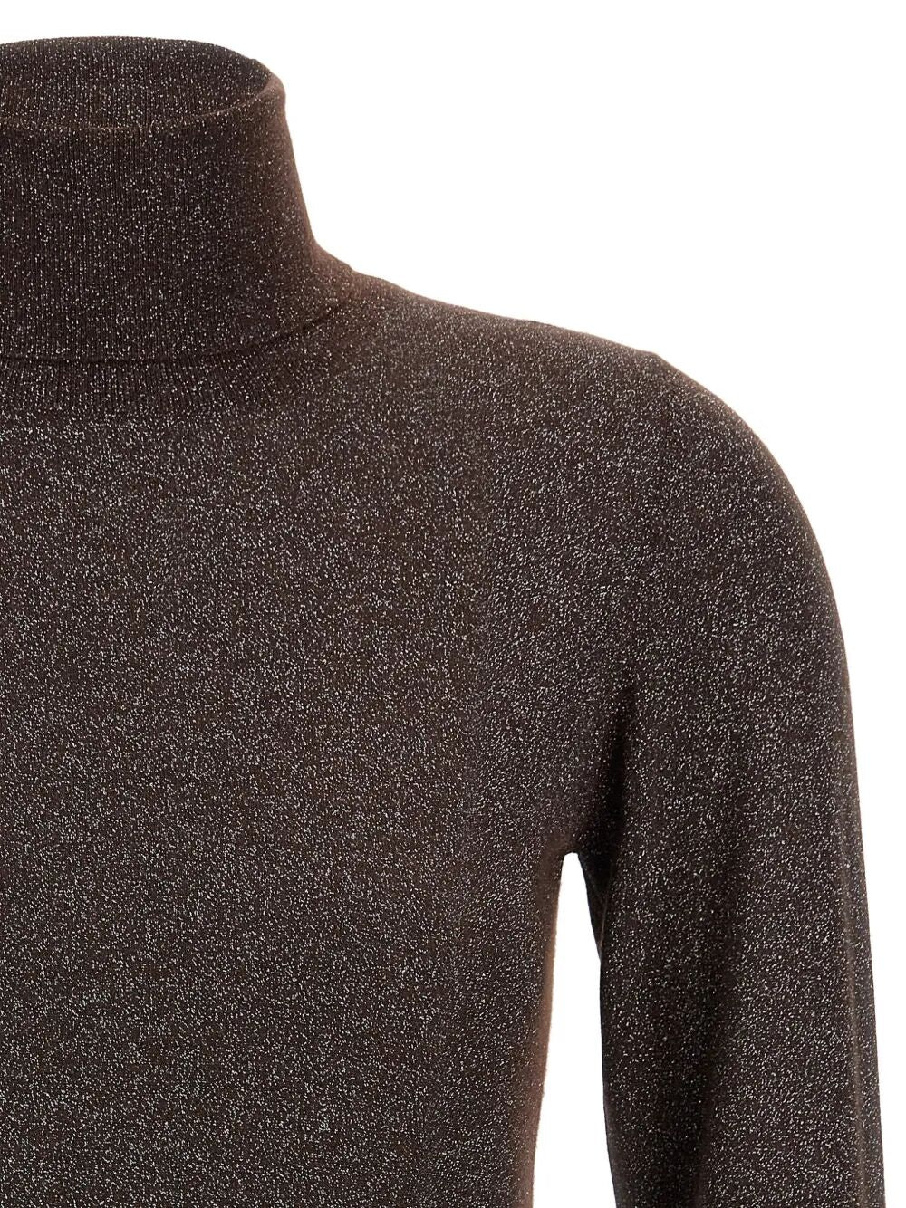 SPARKLING CASHMERE AND SILK LIGHTWEIGHT TURTLENECK SWEATER Brunello Cucinelli