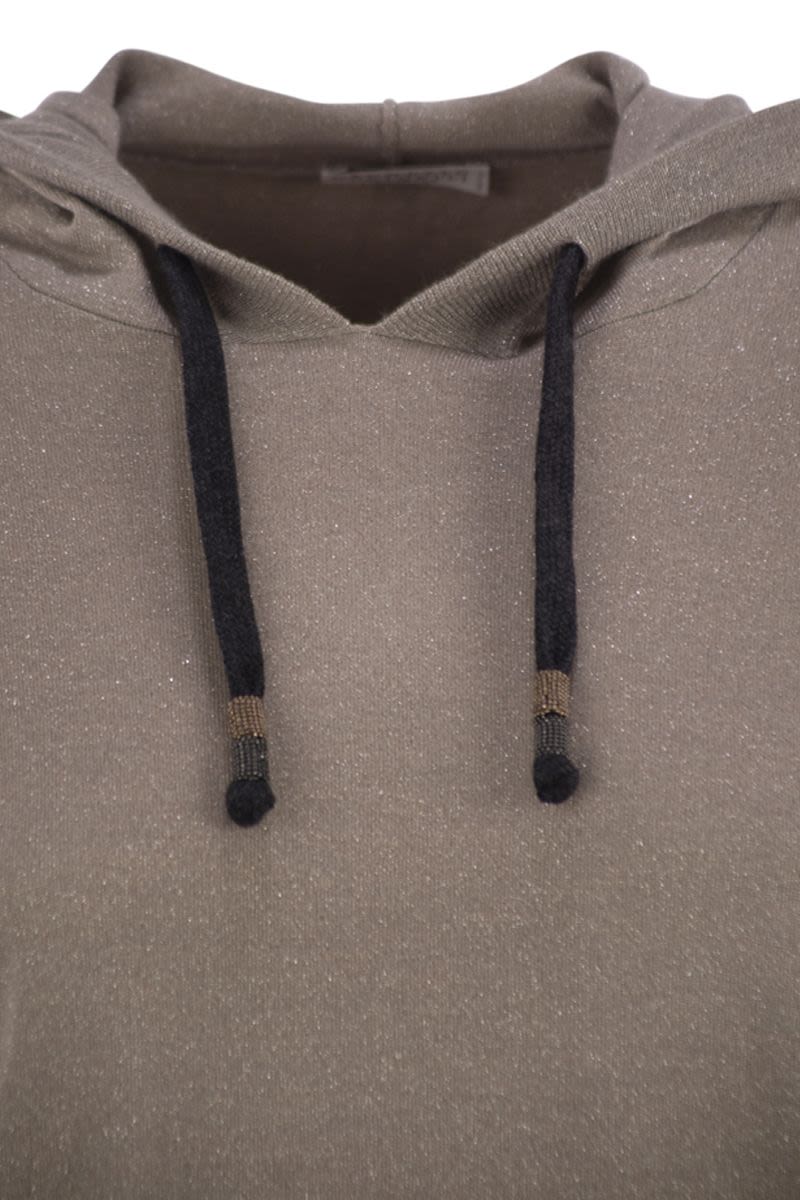 SPARKLING CASHMERE AND SILK SWEATSHIRT Brunello Cucinelli