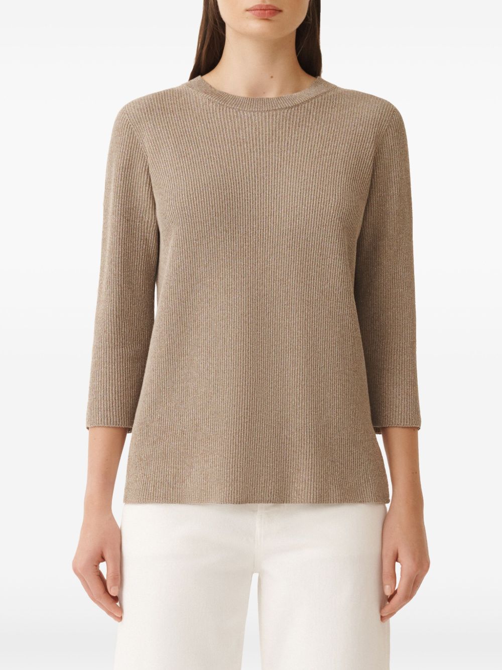 CREWNECK SWEATER CLAY Fabiana Filippi