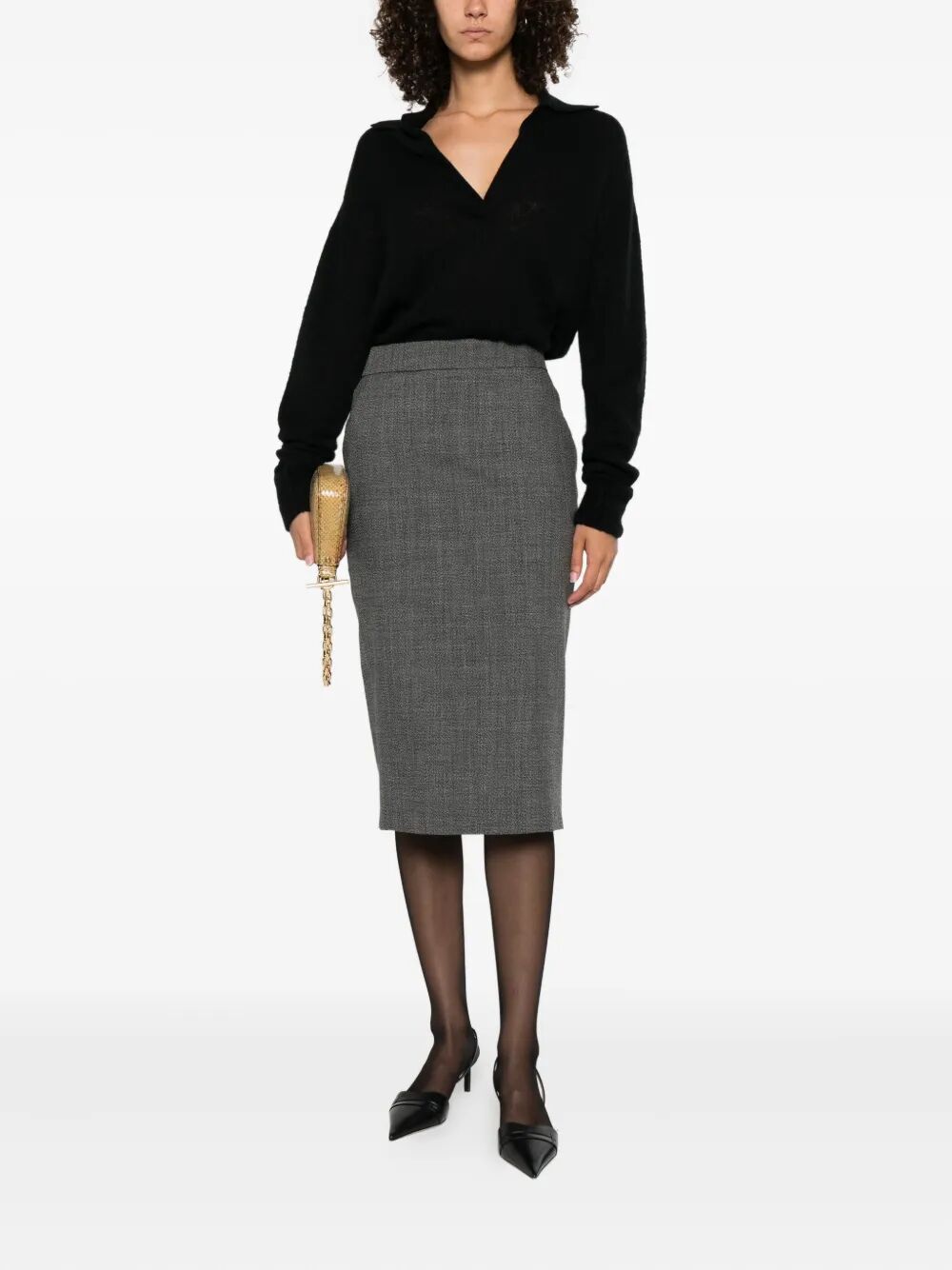 BLACK CASHMERE SILK SWEATERS Tom Ford