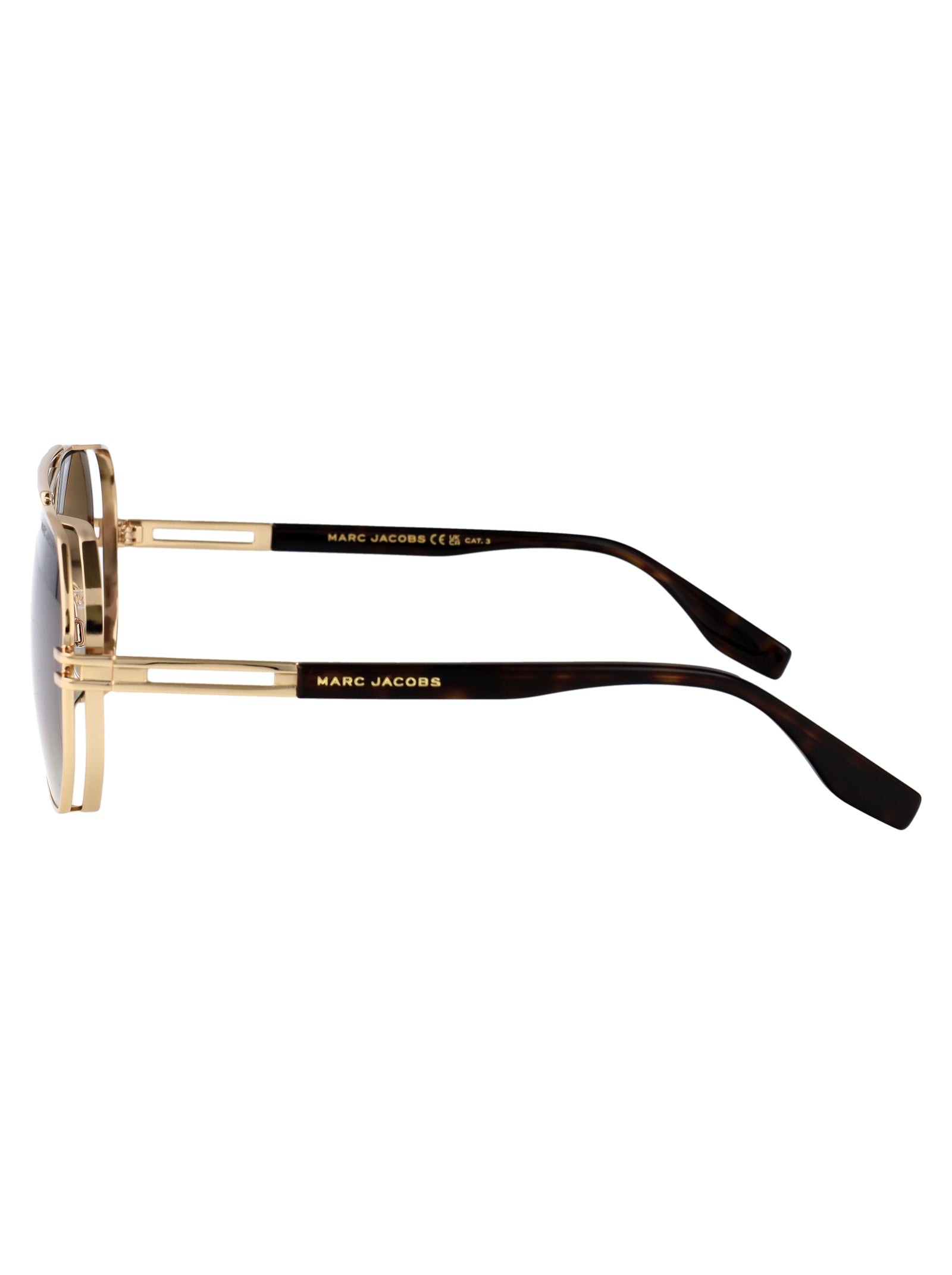 GOLD HAVANA METAL SUNGLASSES Marc Jacobs