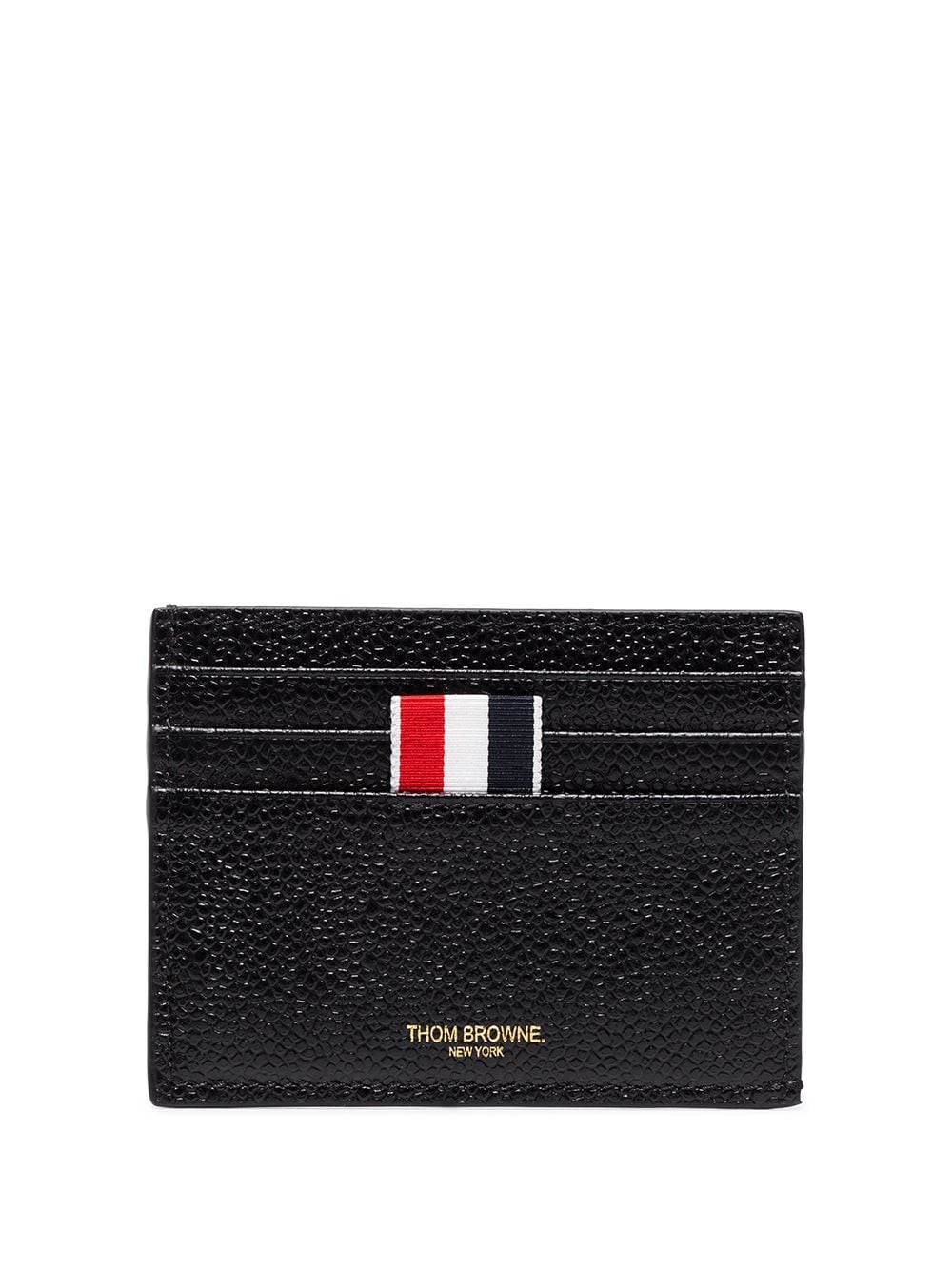 PORTACARTE CON LOGO Thom Browne BLACK UNI