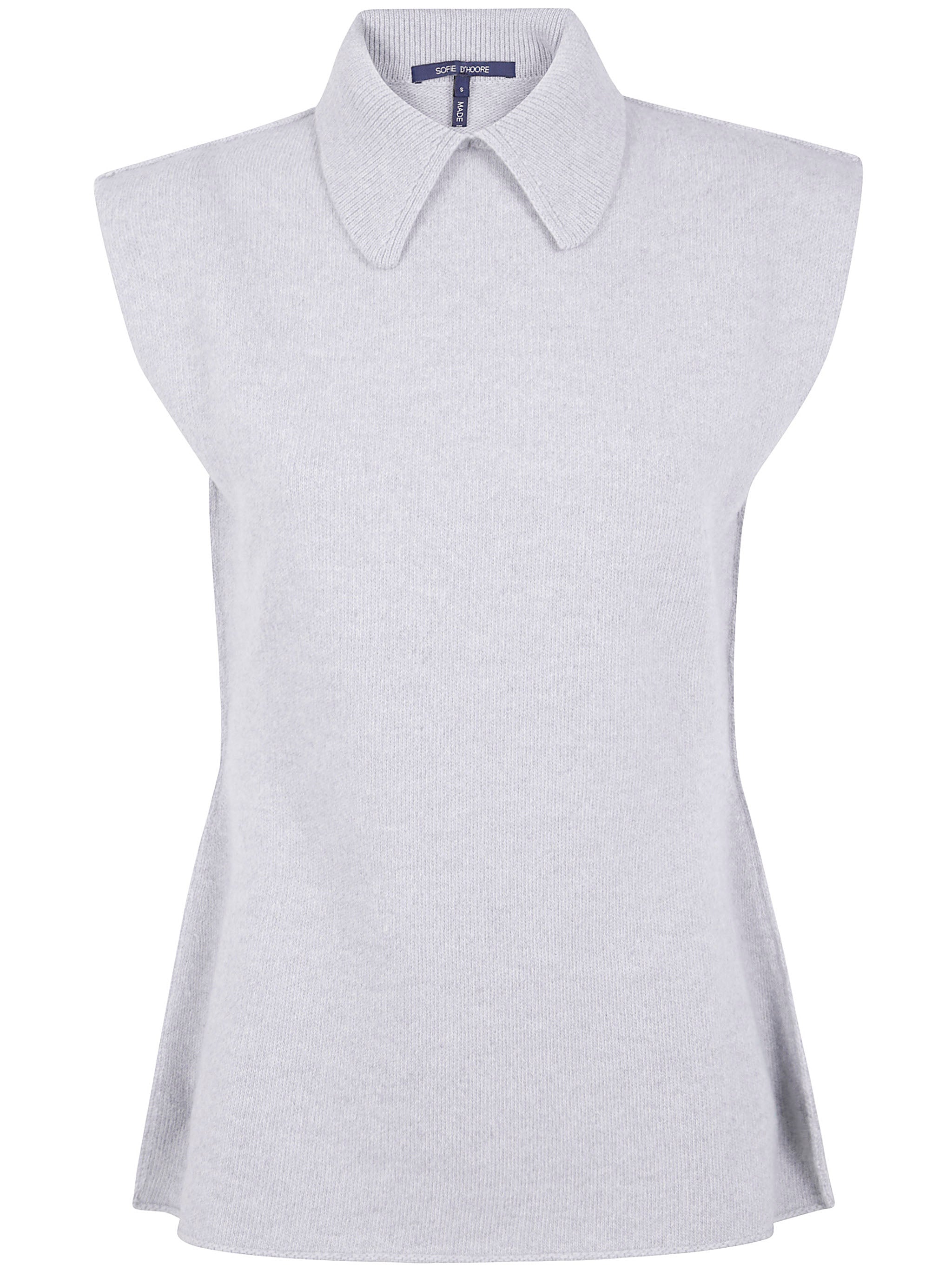 WOOL WAISTCOAT SOFIE D HOORE GREY S