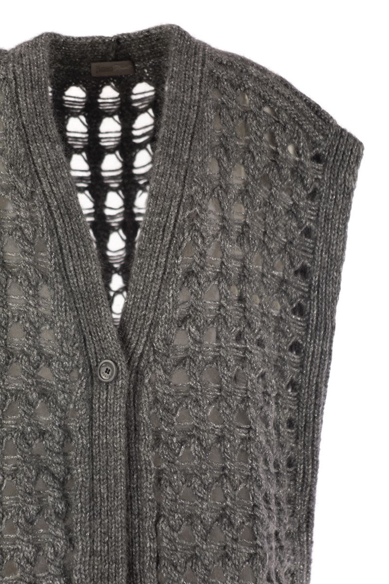 LONG SLEEVELESS CARDIGAN Herno