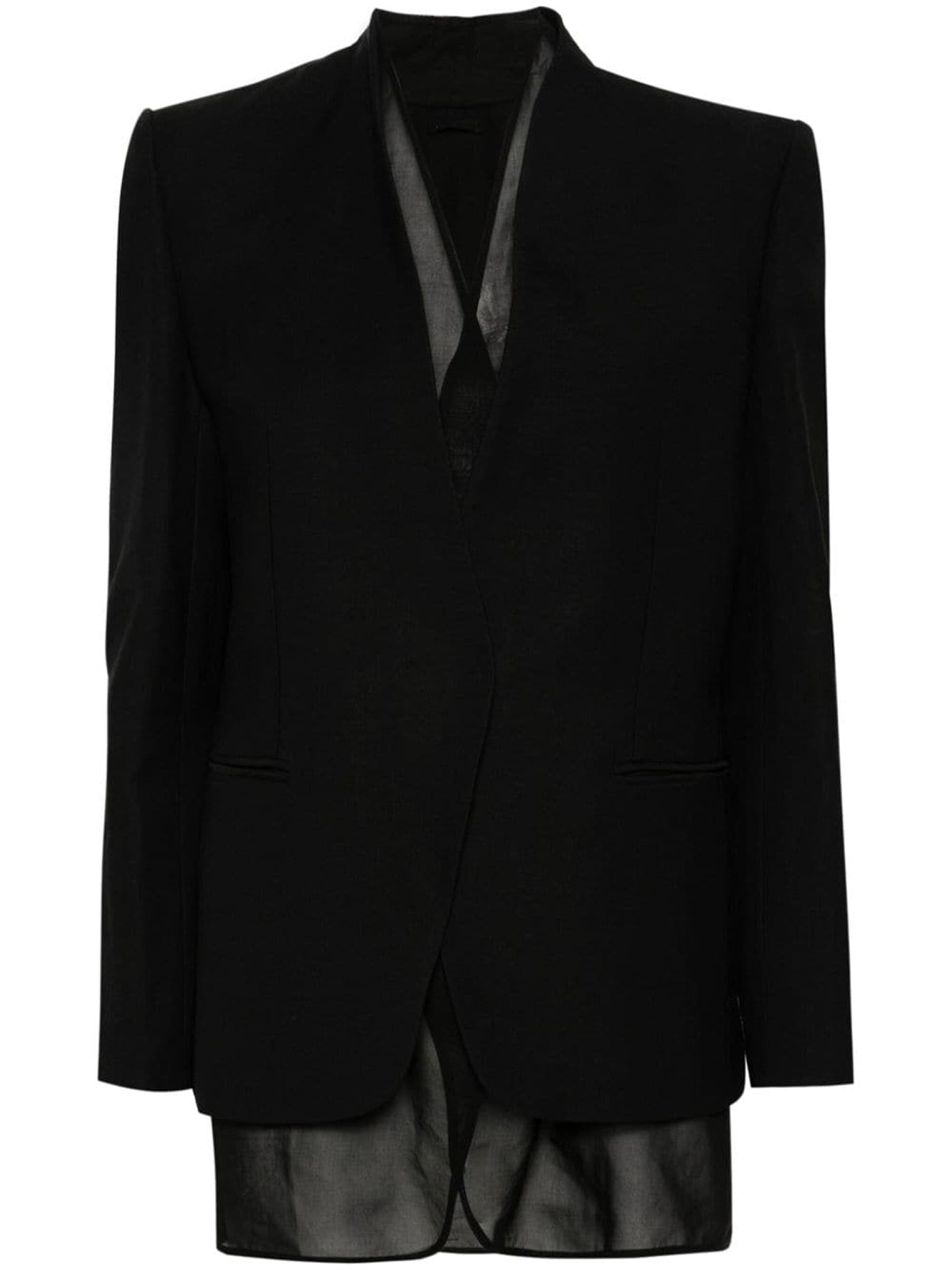 BLACK COTTON POLYESTER JACKET Brunello Cucinelli BLACK S