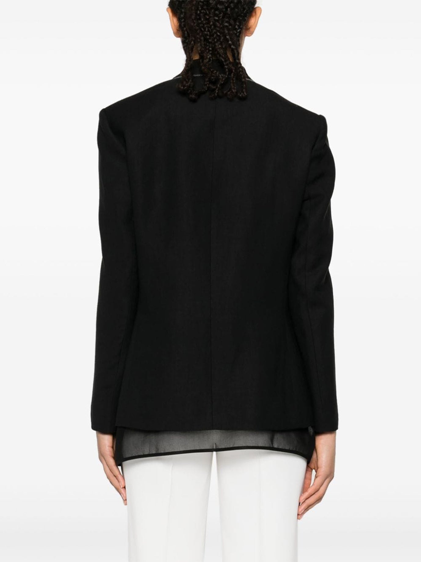 BLACK COTTON POLYESTER JACKET Brunello Cucinelli