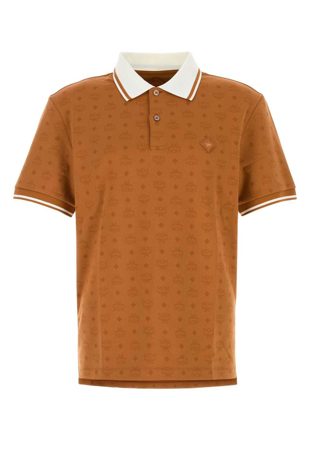 ORANGE PIQUET POLO SHIRT MCM ORANGE S