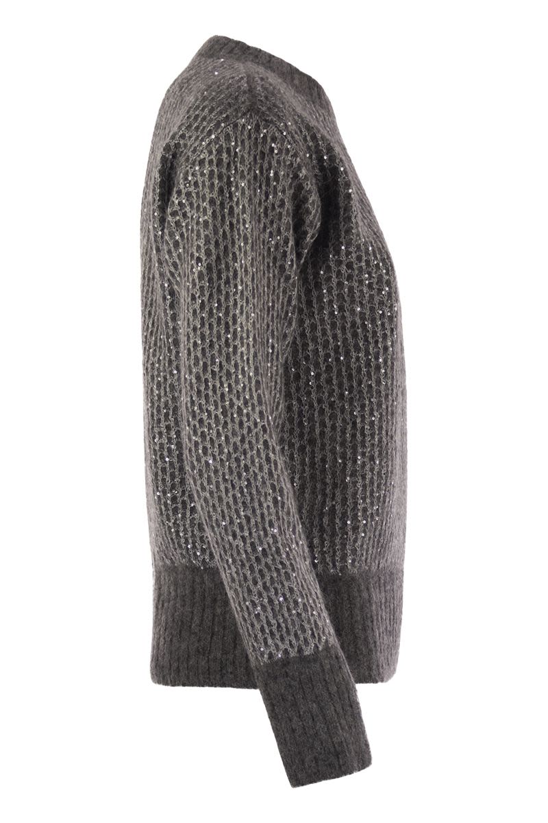 ALPACA AND WOOL CREWNECK SWEATER Herno