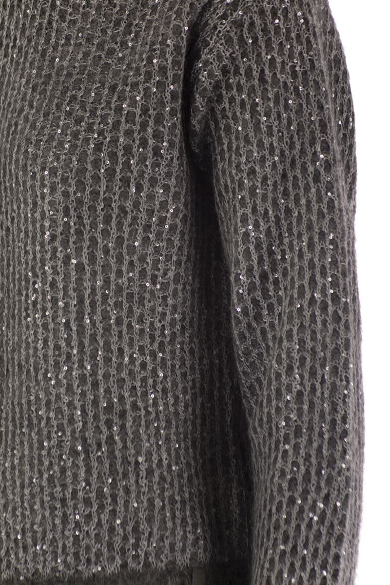 ALPACA AND WOOL CREWNECK SWEATER Herno