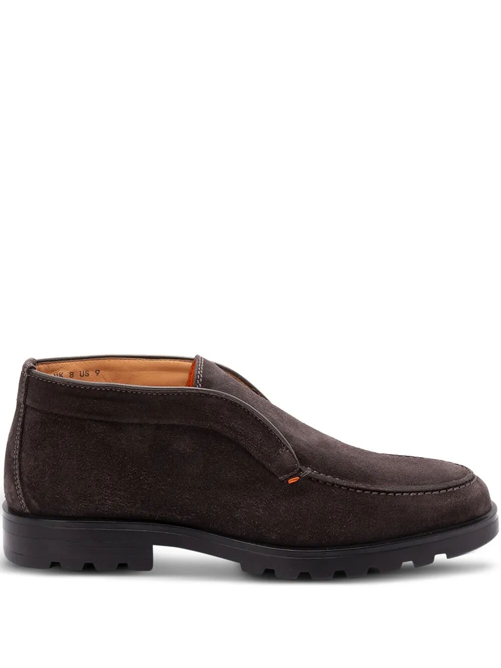 "ROCK" LACE UP Santoni GREY 6