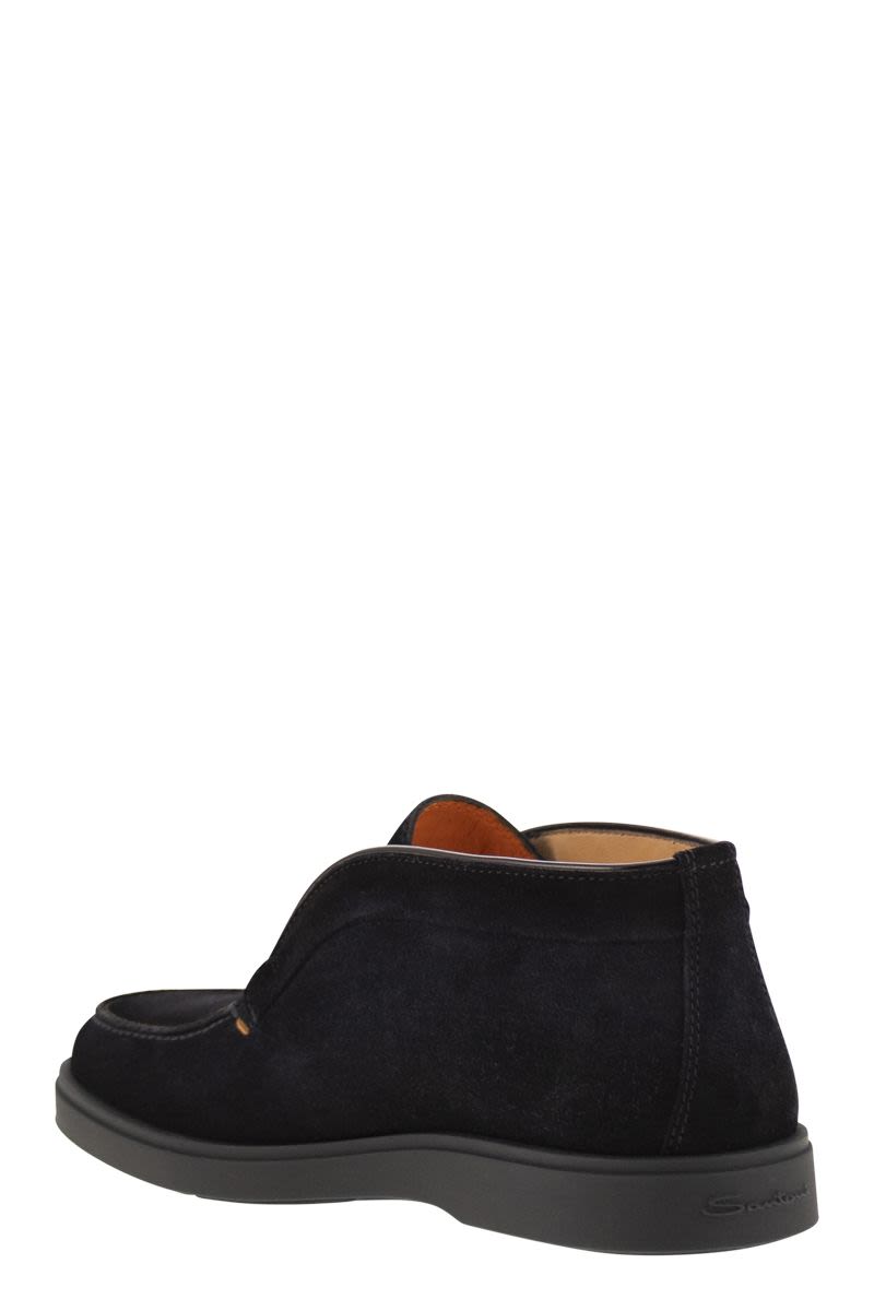 SUEDE LEATHER DESERT BOOT Santoni