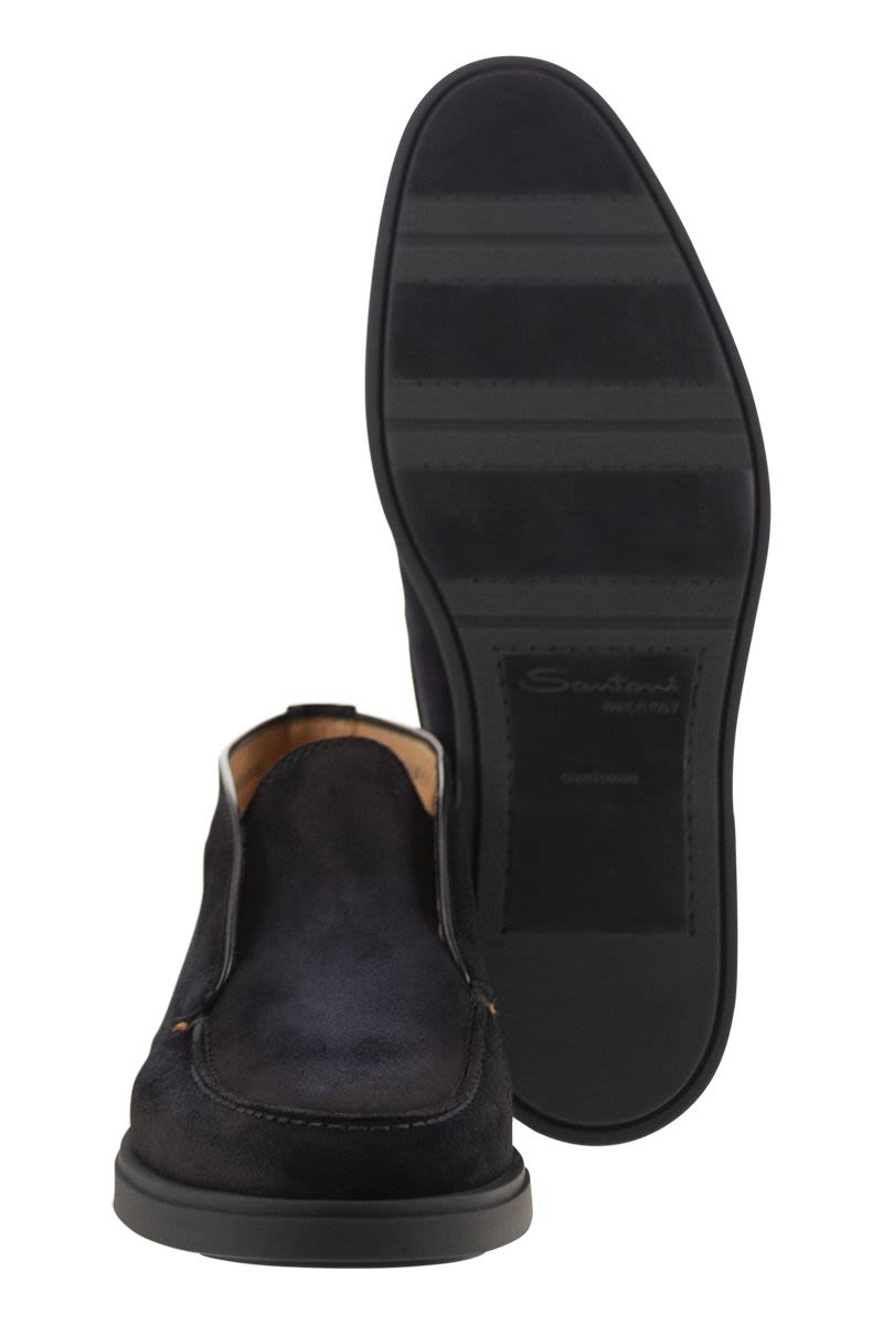 SUEDE LEATHER DESERT BOOT Santoni