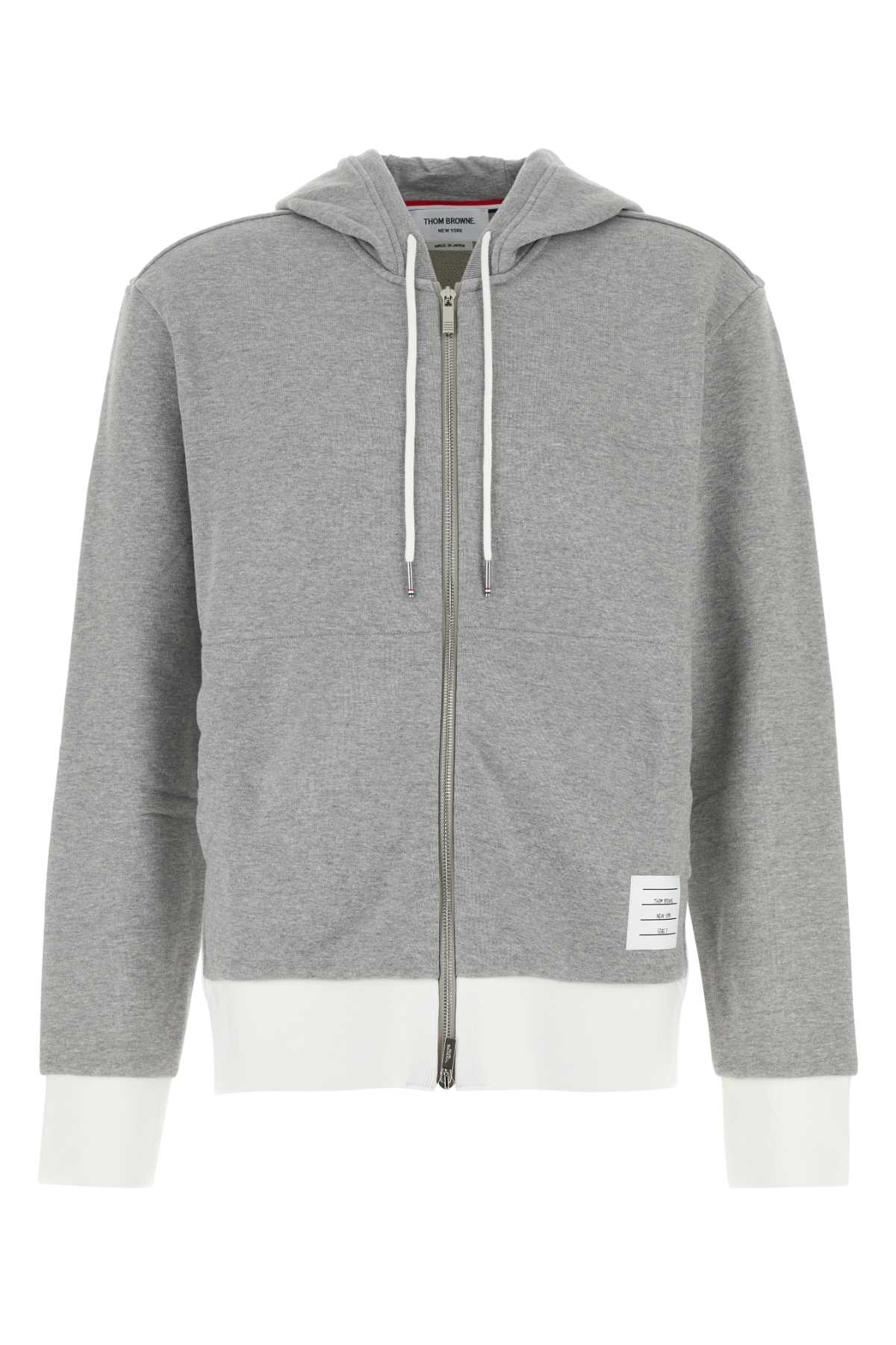 GREY COTTON SWEATSHIRT Thom Browne GREY 3