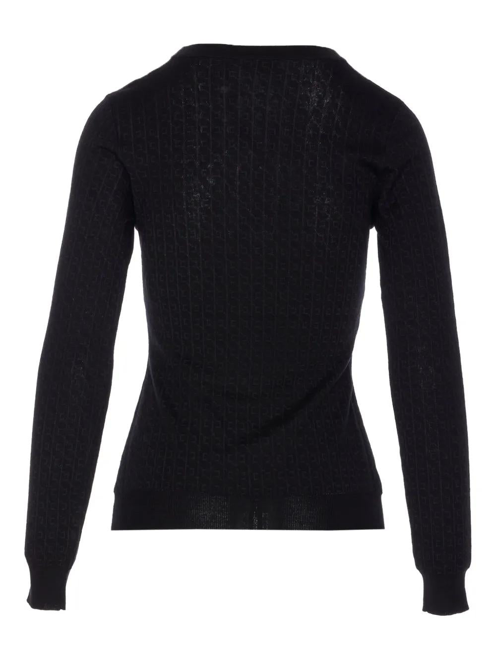 WOOL BLEND CREWNECK SWEATER Elisabetta Franchi