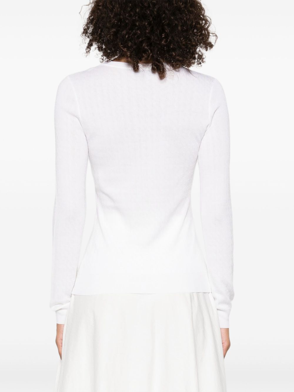 WOOL BLEND CREWNECK SWEATER Elisabetta Franchi