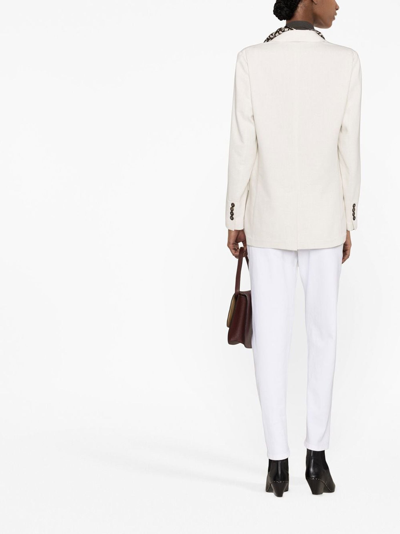 WHITE POLYAMIDE JACKET Brunello Cucinelli