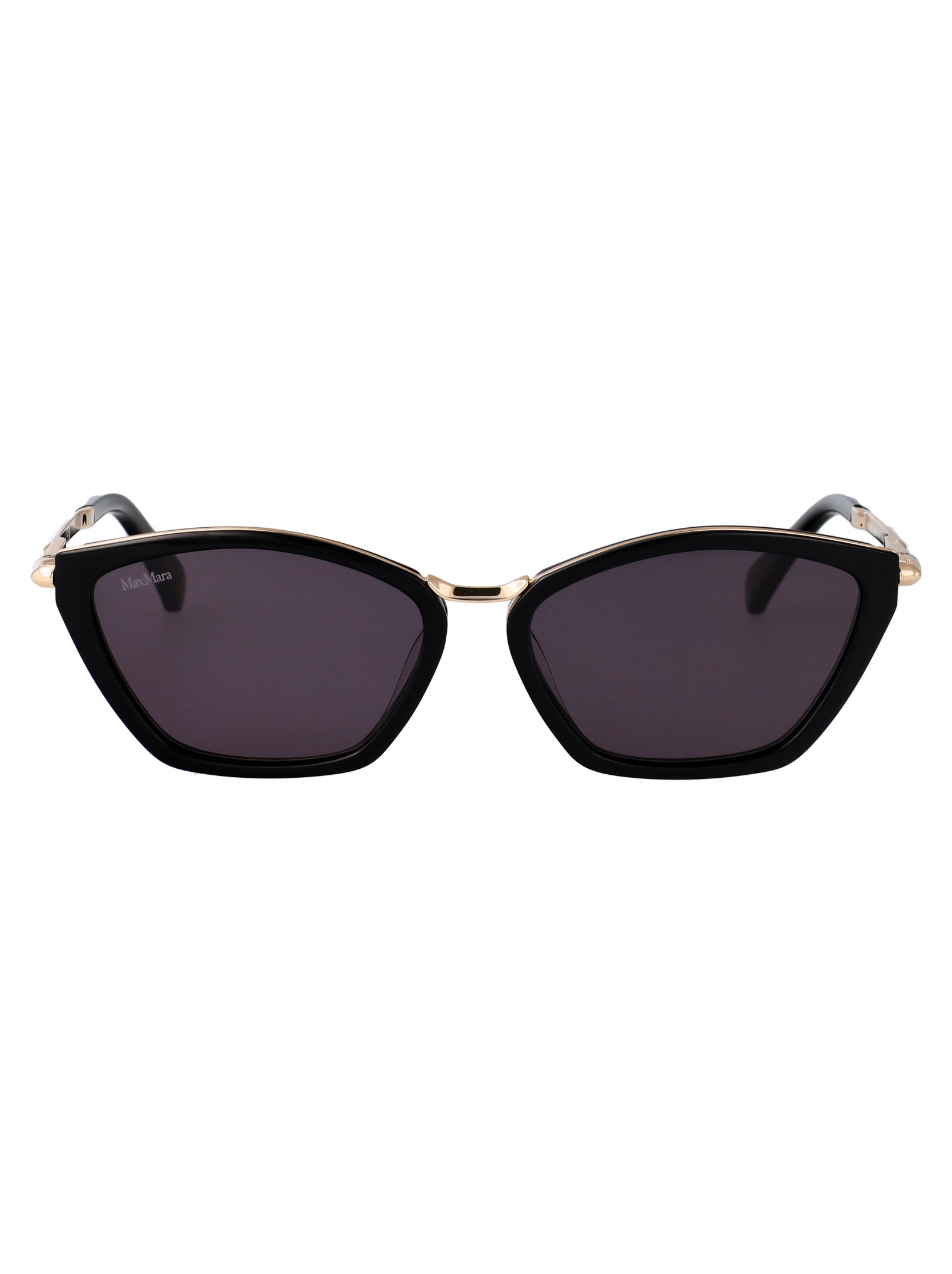 NERO LUCIDO / FUMO METAL SUNGLASSES Max Mara NERO LUCIDO / FUMO 54
