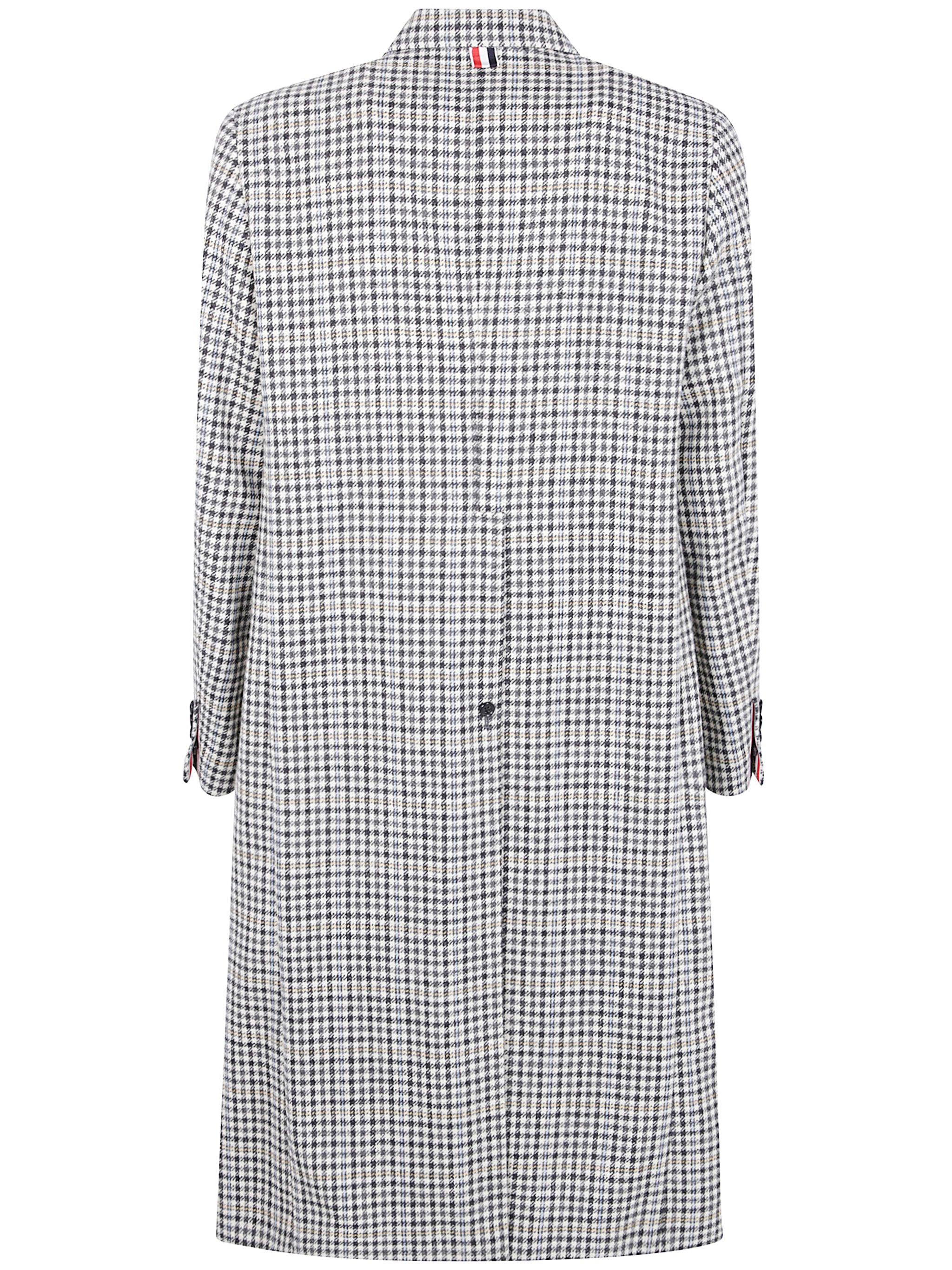 UNCONSTRUCTED ELONGATED COAT CHECK HUNTING TWEED Thom Browne