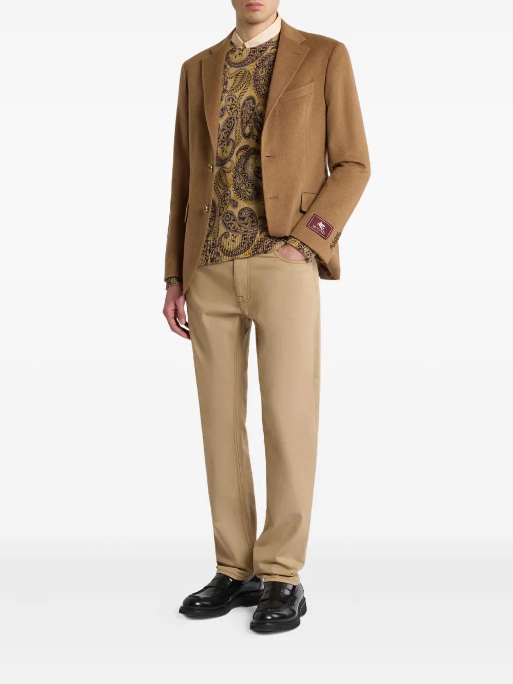 WOOL SWEATER WITH PAISLEY PRINT Etro