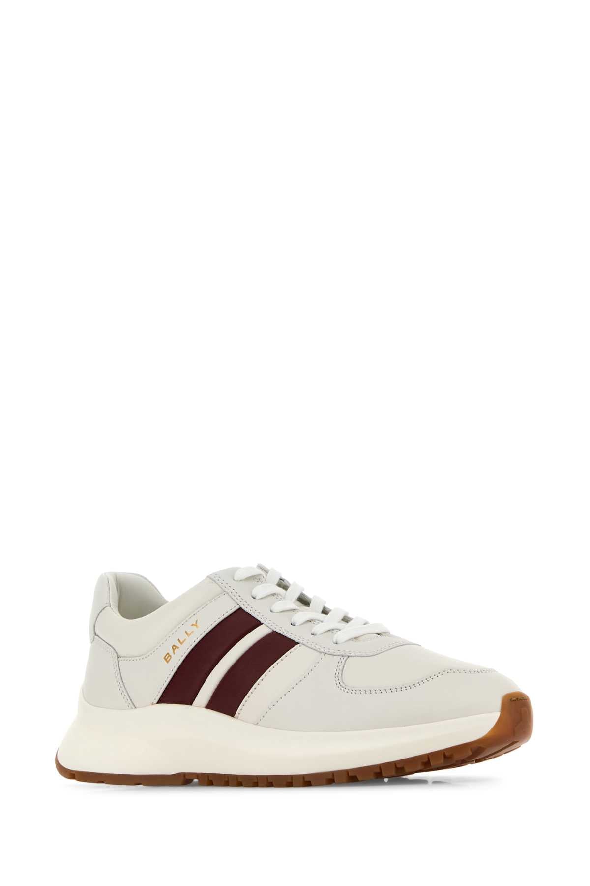 WHITE LEATHER DARSYL SNEAKERS Bally